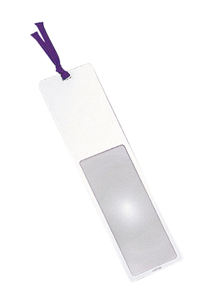 Shinwa U-2 3.5X Magnifying Sheet Lens Bookmark - Compact Reading Loupe for Stamps, Coins & Jewelry (75503) - Perfect for Collectors, Hobbyists & Book Lovers