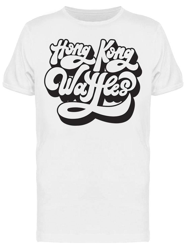 Hong Kong Style Waffles Graphic T-Shirt for Men - Casual Streetwear & Foodie Fashion Tee for Everyday Wear