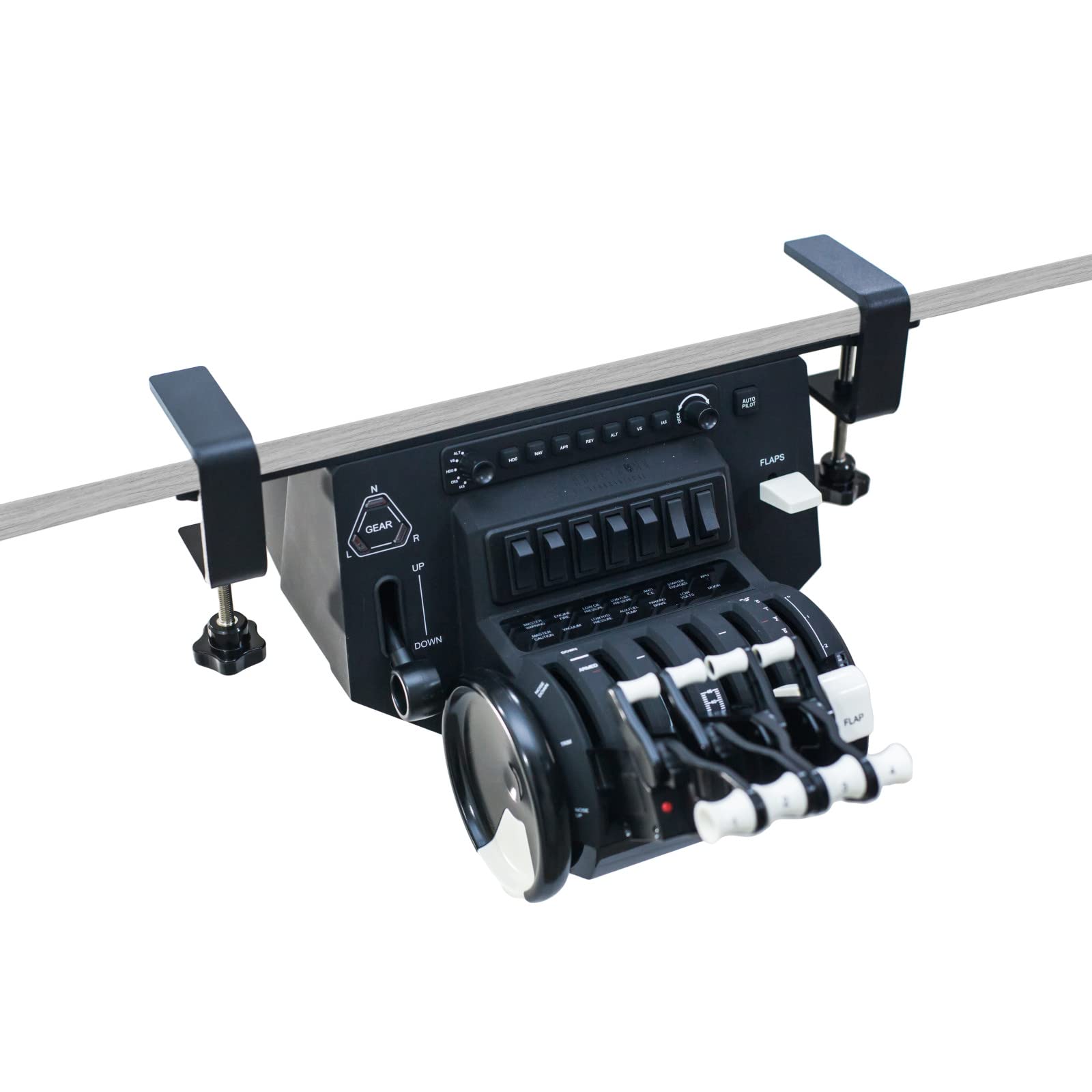 Honeycomb Alpha Bravo & Logitech Yoke Desk Mount - Heavy Duty Flight Simulator Mount with Allen Key for Gaming Cockpit Setup | Perfect for Flight Simulation Enthusiasts & Home Cockpit Builders