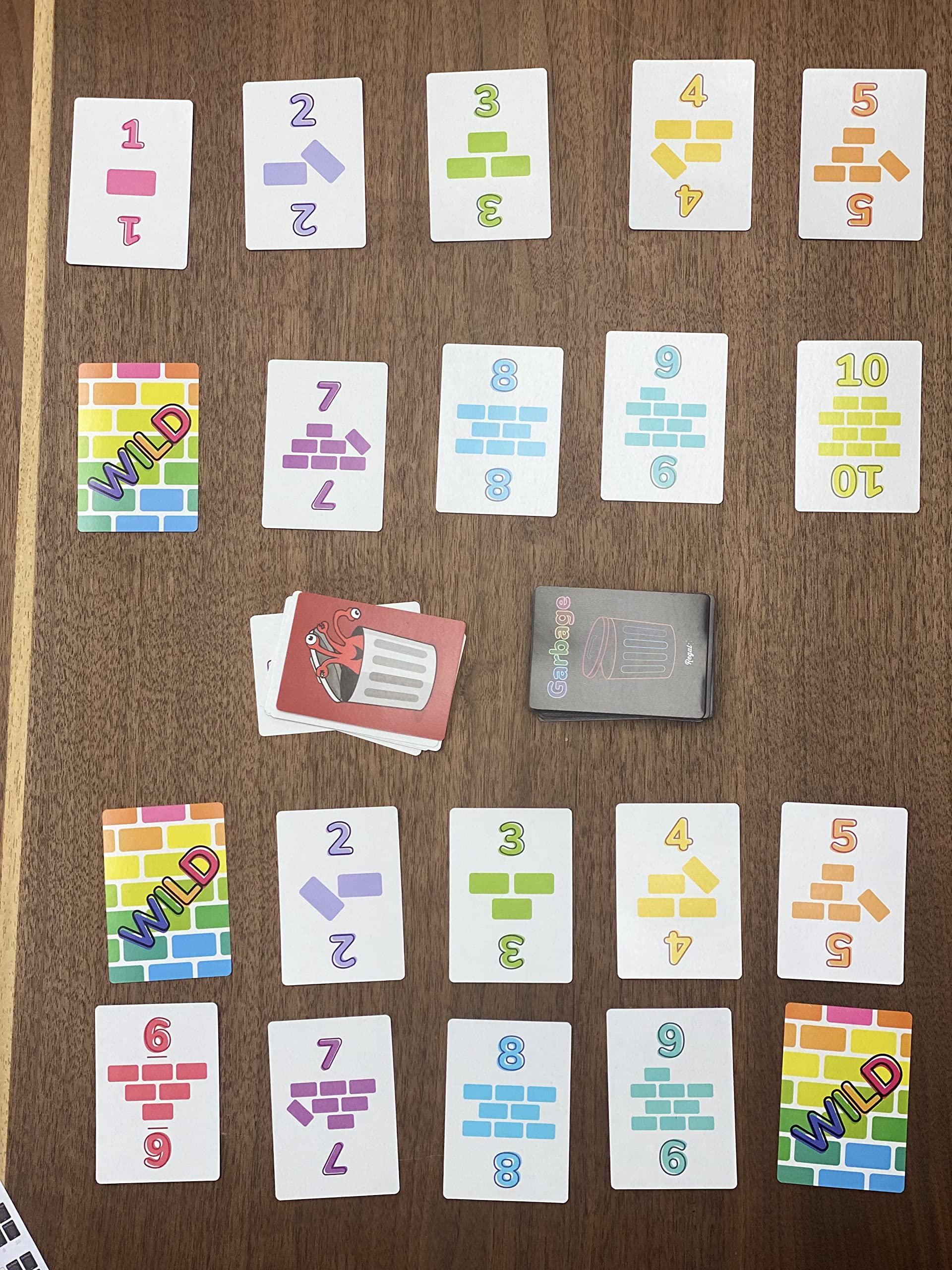 Regal Games Garbage Monsters Card Game Set for Kids, Teens & Adults - Fun Family Board Game for 2-4 Players - Travel Size Playing Cards with 16 Monster Cards - Perfect for Parties, Game Nights & Road Trips
