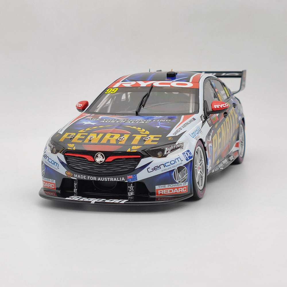 1/18 Scale Authentic Penrite Racing #99 ZB Commodore Supercar 2020 Resin Diecast Model Car - Collectible Racing Toy Gift for Adults & Kids - Perfect for Display, Racing Enthusiasts & Car Collectors