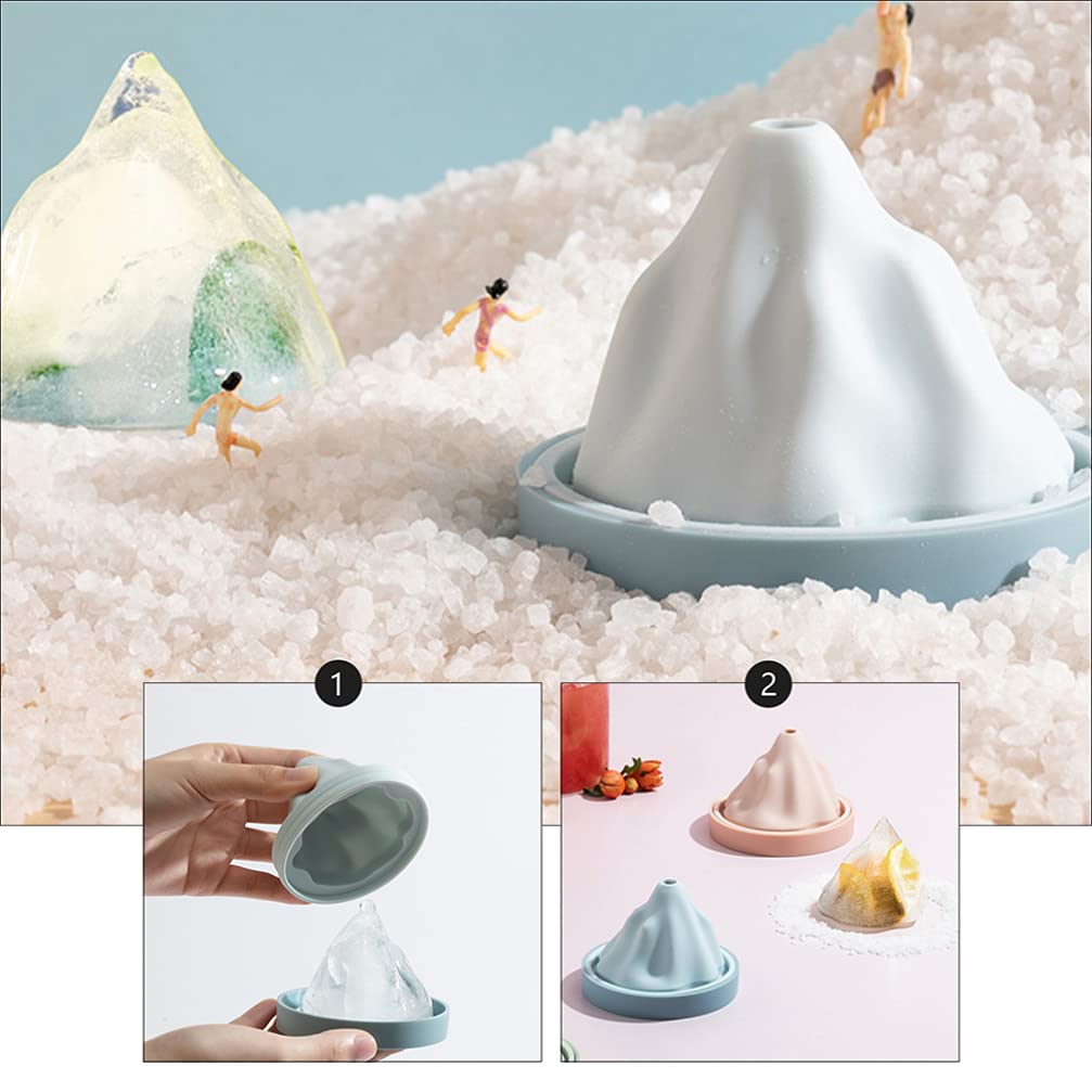 Bestoyard 3pcs Silicone Ice Cube Mold Set - Food Grade for Cocktails & Desserts