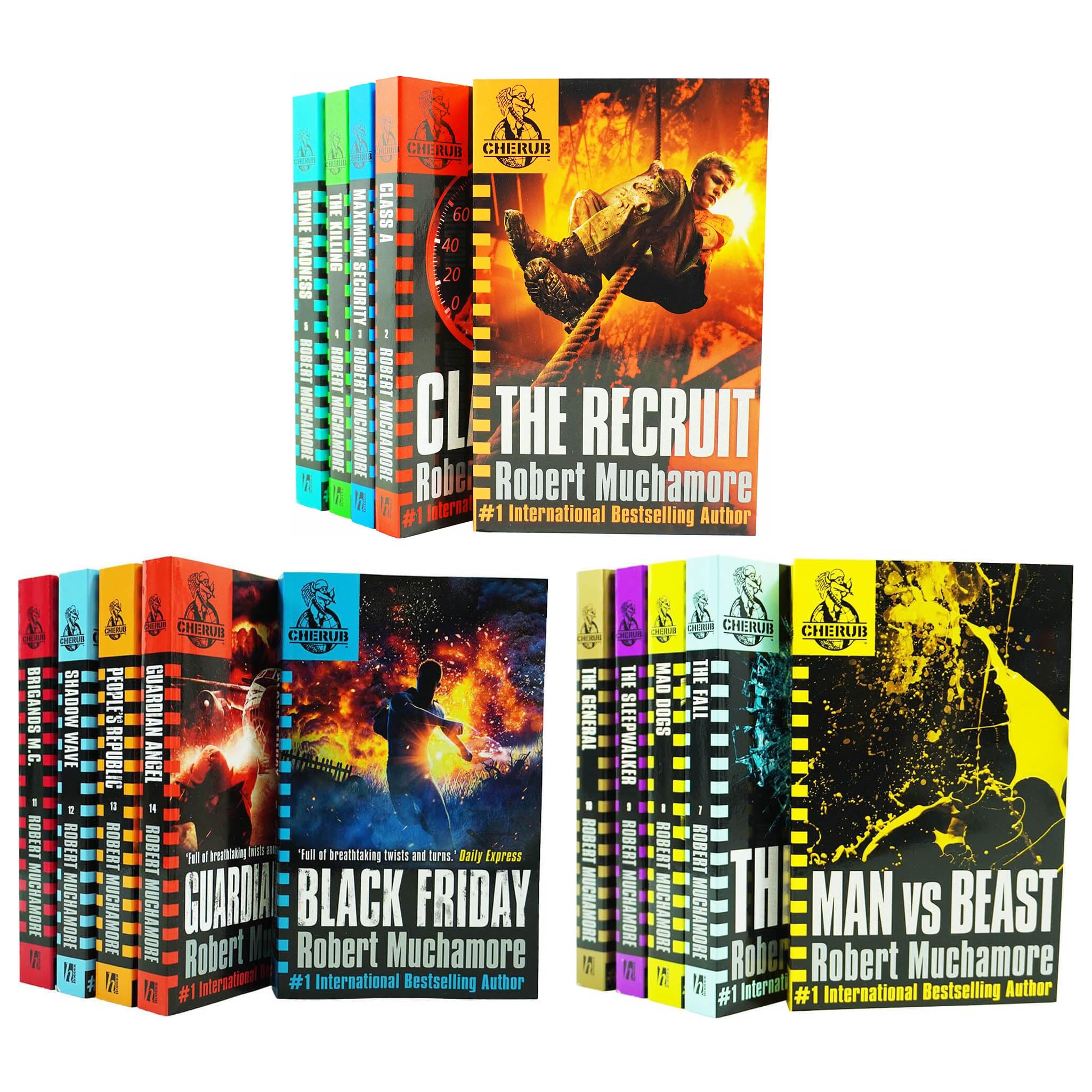 Robert Muchamore Cherub Series 15 Books Collection Set - Complete Teen Spy Adventure Novels for Young Adults | Perfect for Gifts, Reading Clubs & Thriller Lovers