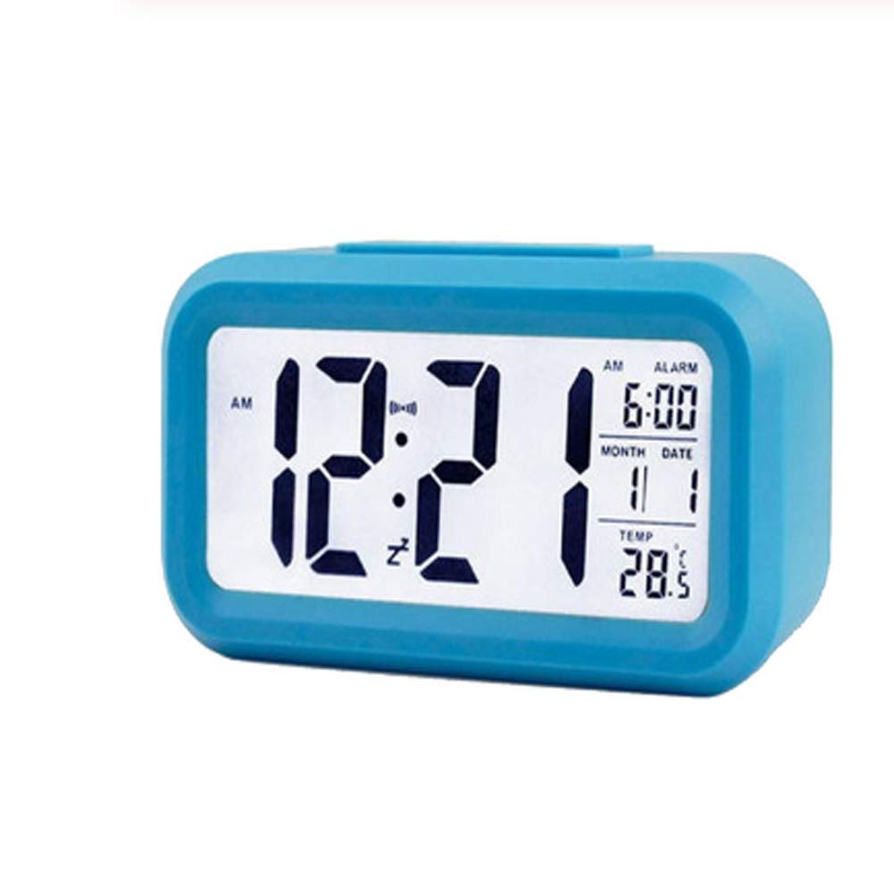 Digital Alarm Clock with Big Screen - Time & Calendar for Office & Home Desk