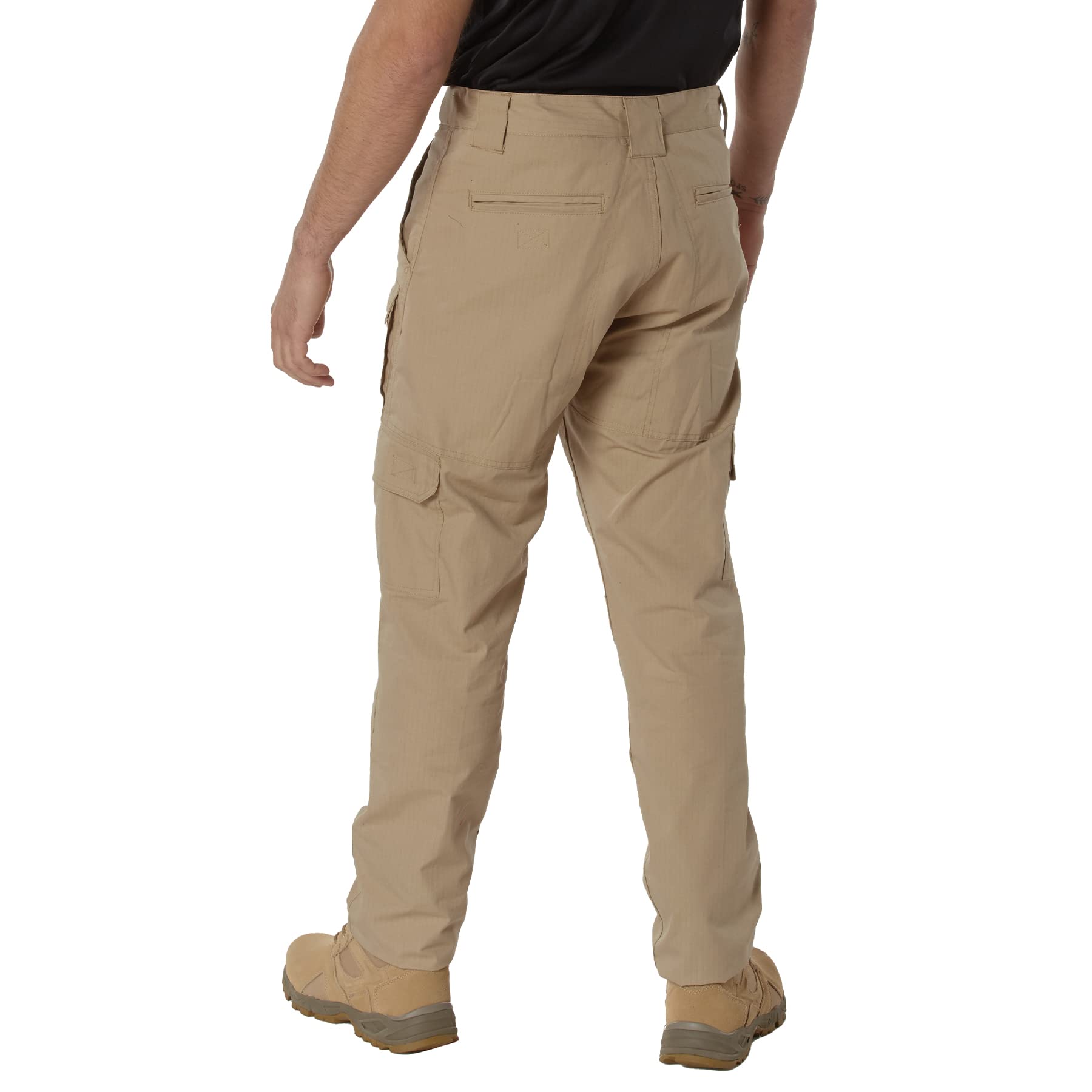 Rothco Tactical Duty Pants - Military Style Cargo Pants for Men | Durable Khaki Work Pants with Multiple Pockets | Size 32 | Perfect for Outdoor Adventures, Hiking & Tactical Operations
