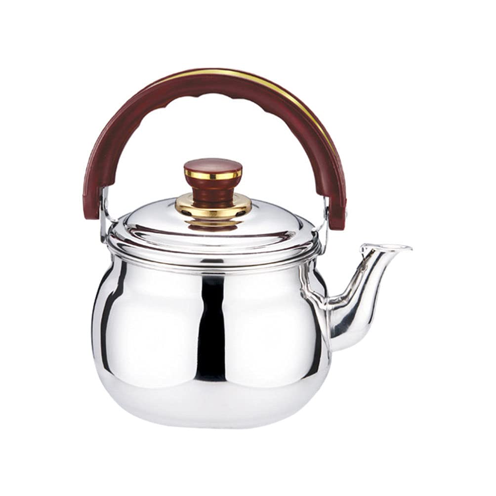 **Cabilock 1-Piece Stainless Steel Whistling Tea Kettle - Chirping Sound, Safe Water Boiling for Stovetop - Perfect for Tea Lovers & Kitchen Use**