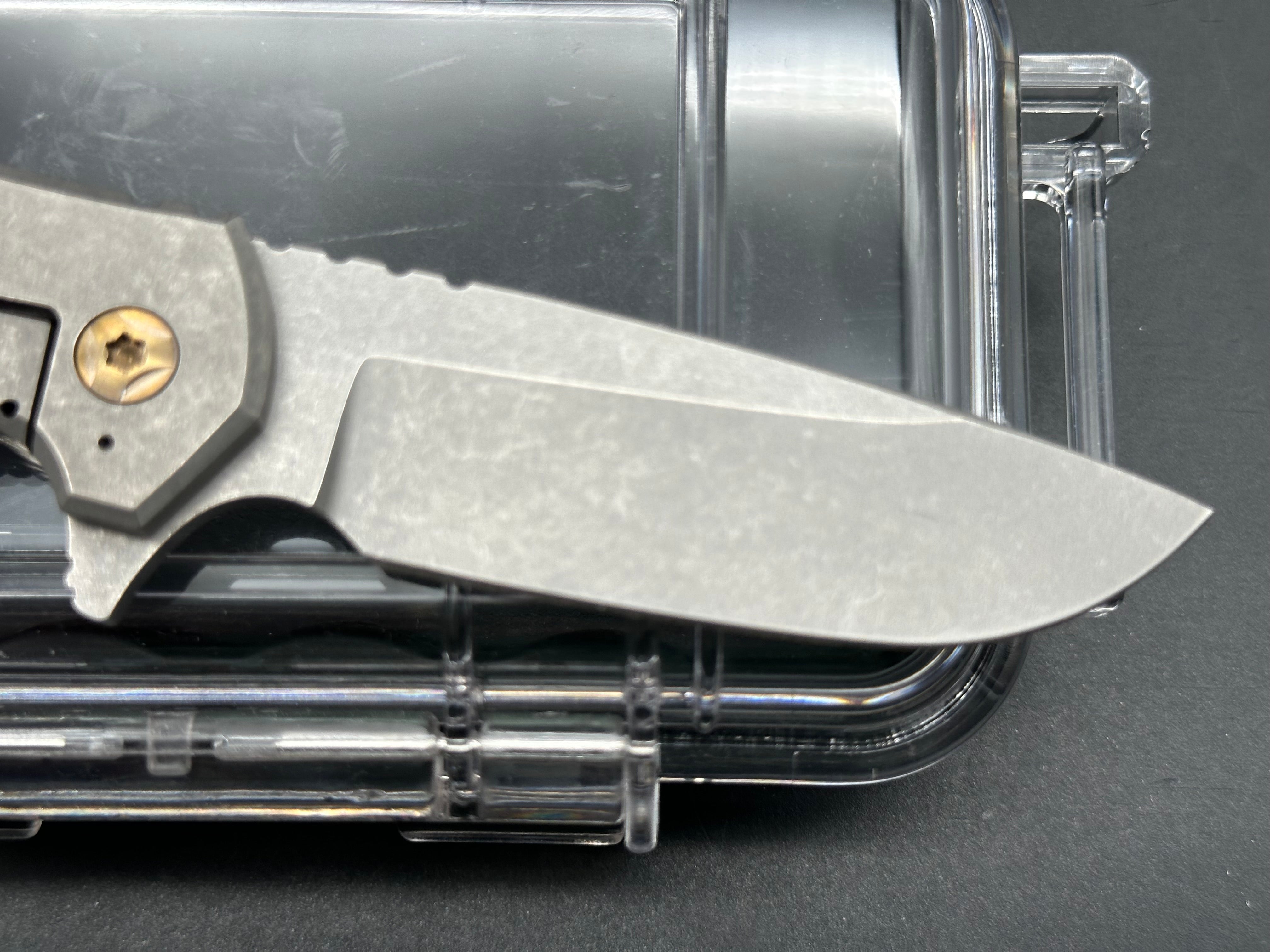 Aegis Knifeworks Custom Mini Xiphos Flipper Knife - Premium EDC Pocket Knife for Outdoor, Camping & Everyday Carry