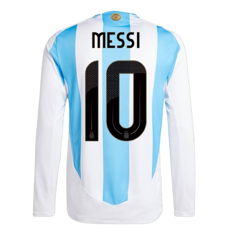 Argentina Blue Messi 10 World Cup Home Authentic Football Half Sleeve Jersey for Men & Youth 2024-2025 - X-Large (Messi30FS) | Perfect for Soccer Matches, Fan Events & Casual Wear