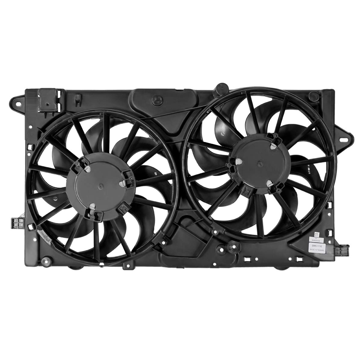 DNA MOTORING OEM-RF-0127 High Performance Radiator Cooling Fan - Direct Fit Replacement for 2010-2016 Buick LaCrosse, 2011-2017 Buick Regal, 2013-2019 Cadillac XTS, 2014-2017 Chevrolet Impala, 2013-2014 Chevrolet Malibu - Improved Cooling Efficiency, Black - Perfect for Summer Driving & Overheating Prevention