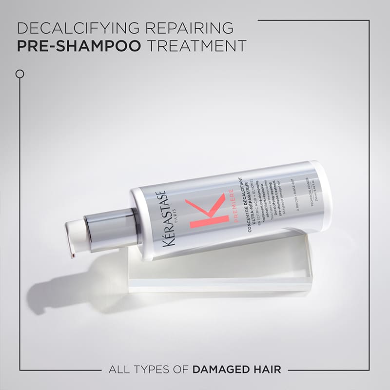 Kerastase Premiere Concentre Decalcifying Repairing Pre-Shampoo Treatment - Restores Damaged Hair for Smooth & Shiny Results - Perfect for Color-Treated & Chemically Processed Hair