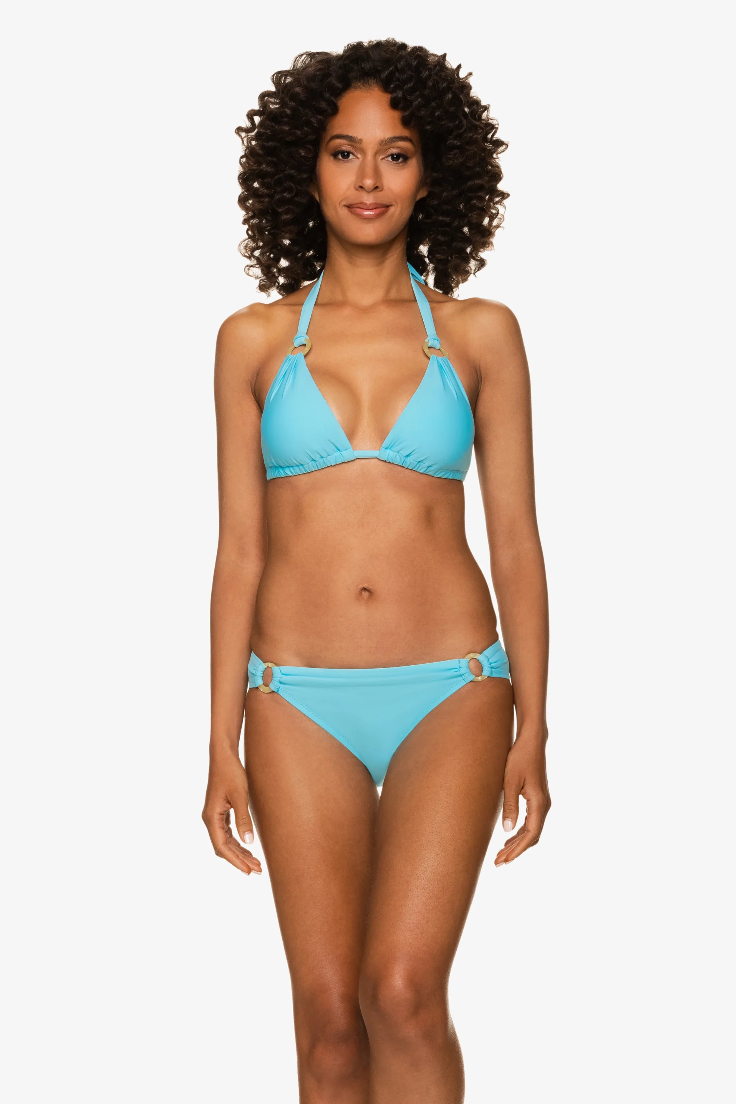 Sky Blue Ring String Bra - Sexy Lace Bralette for Women | Perfect for Date Night & Special Occasions