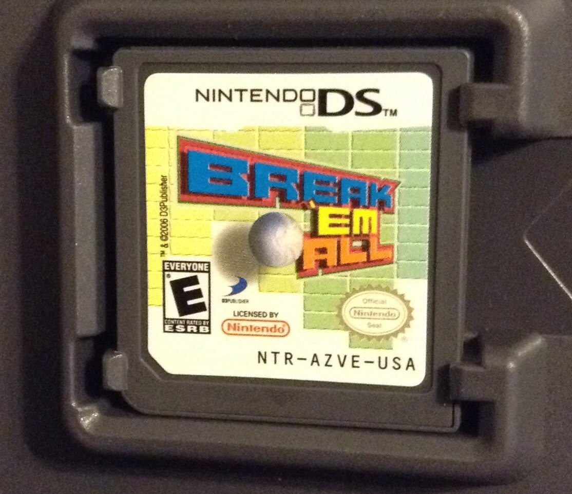 Break 'Em All - Nintendo DS Game - Puzzle & Action Adventure for Kids & Adults - Perfect for Travel & Family Game Nights