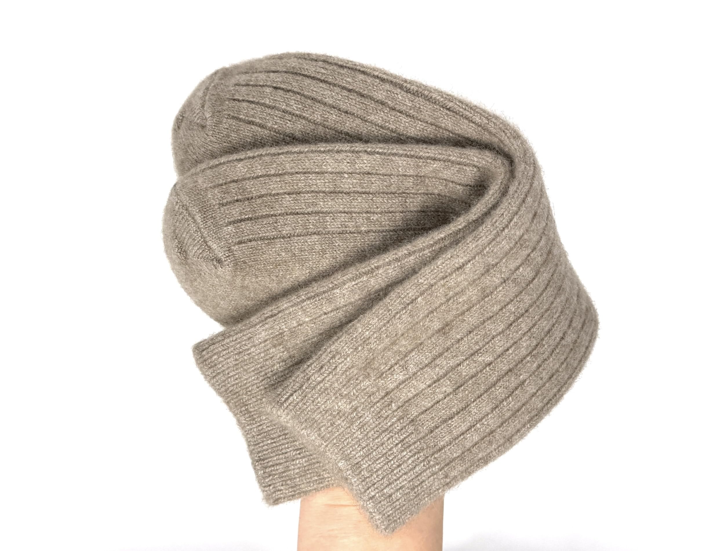 Luxury 100% Organic Cashmere Socks for Men & Women - Softest Natural Mongolian Cashmere, Ideal Christmas Gift - Perfect for Winter Warmth & Cozy Home Wear (Medium, Brown)