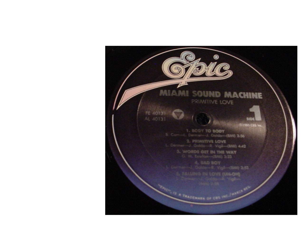 Miami Sound Machine - Primitive Love Vinyl Record | Epic EPC 26491 | 80s Latin Pop Music | Perfect for Retro Music Lovers & Vinyl Collectors