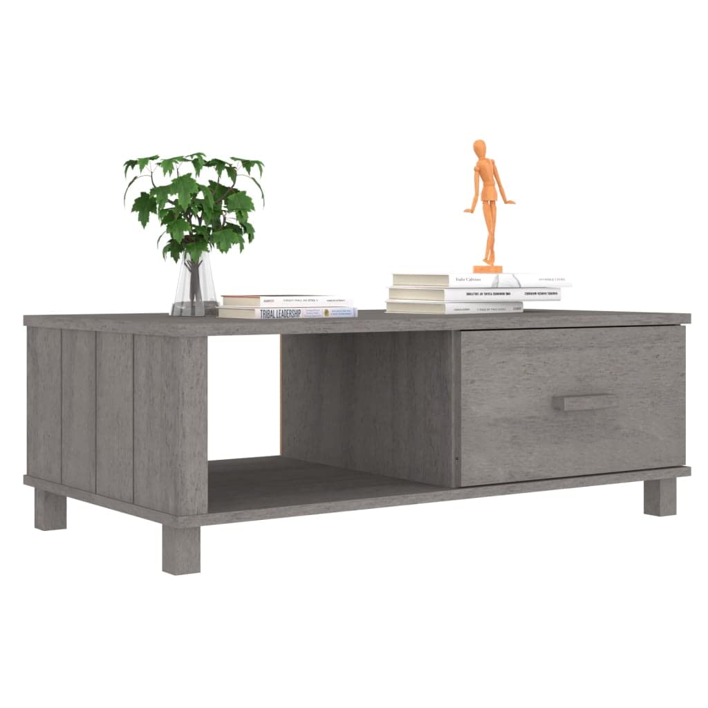 CHARMMA Light Gray Coffee Table - 39.4