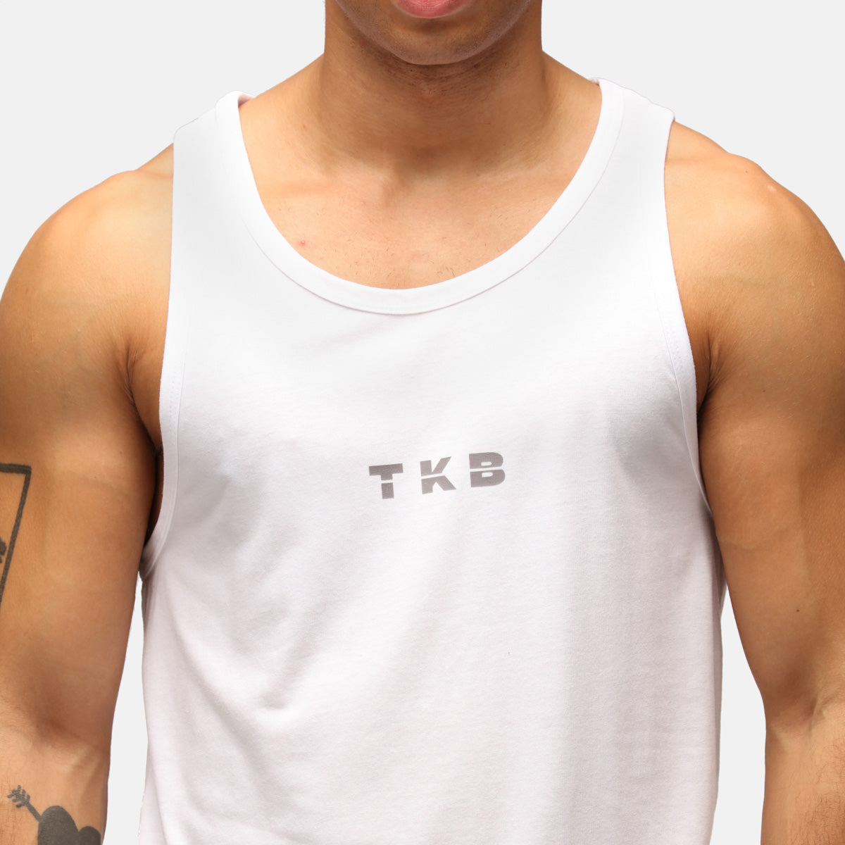 Men's White Tri-Blend Vest - Lightweight & Breathable for Casual Wear, Layering, and Outdoor Activities