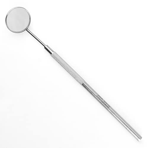 Professional Stainless Steel Dental Mirror for Dentists, Oral Hygiene & Eyelash Extensions - 1.0 Count - Perfect for Dental Exams, Beauty Treatments & Mouth Health Checks