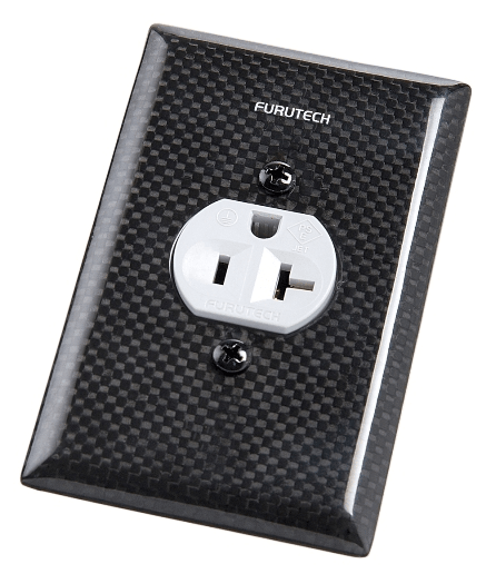 Furutech 103 S High Performance Single Receptacle Cover Plate - Premium Electrical Outlet Cover for Home & Studio Audio Systems