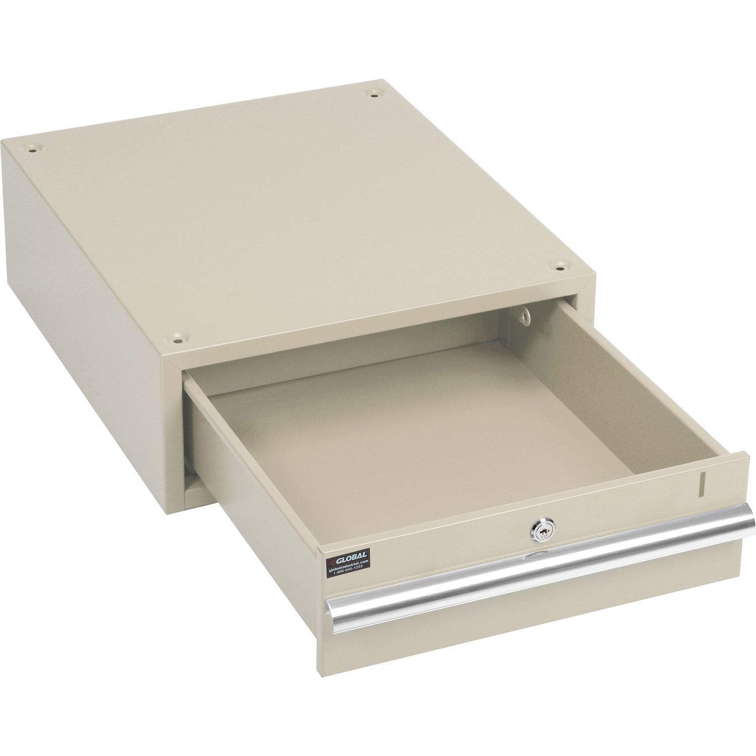 6-Inch Deep Tan Drawer for 30-Inch Deep Workbench - Perfect for Tool Storage & Workshop Organization