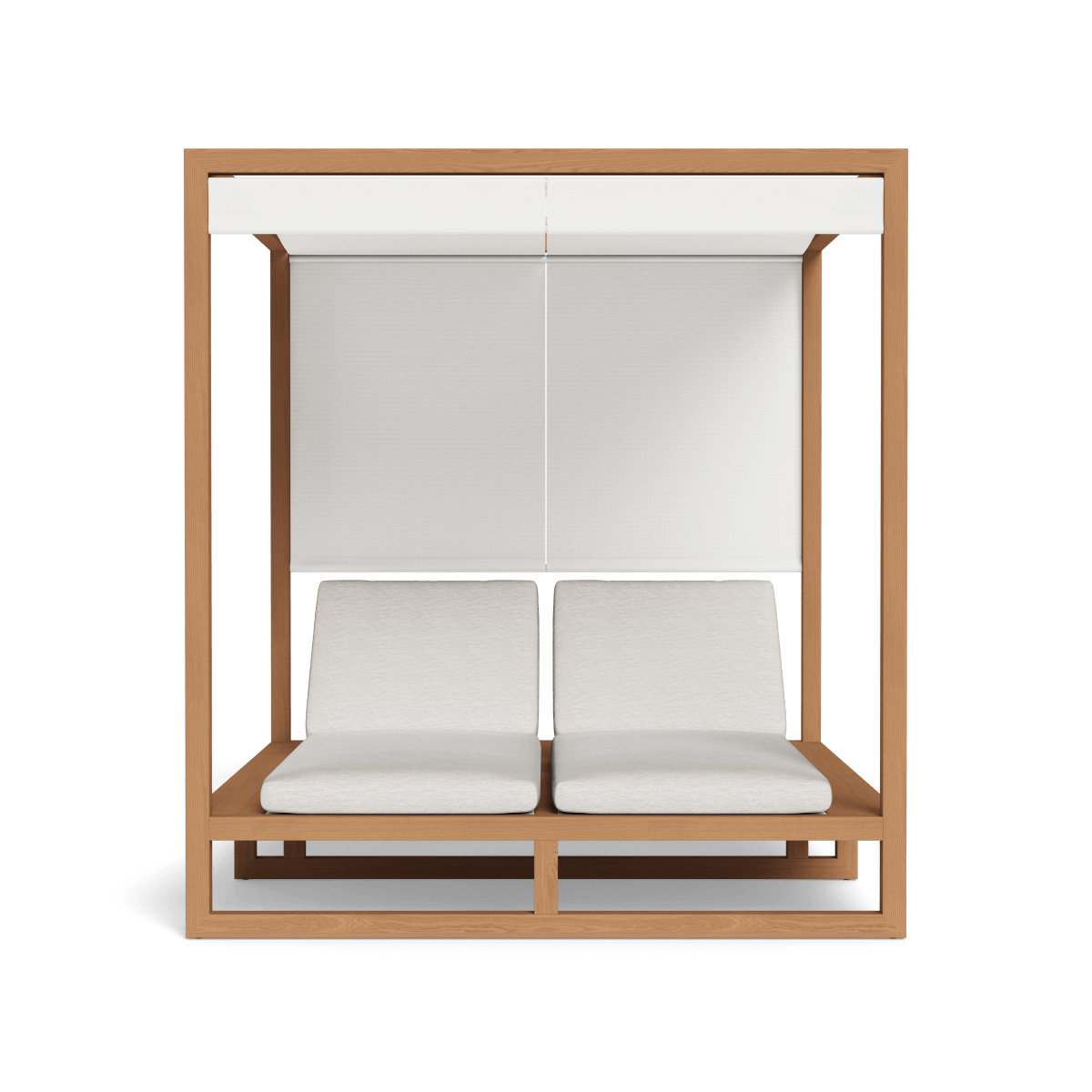 Premium Hayman Teak Batyline Cabana - Durable Outdoor Sunshade for Poolside, Beach & Patio Relaxation