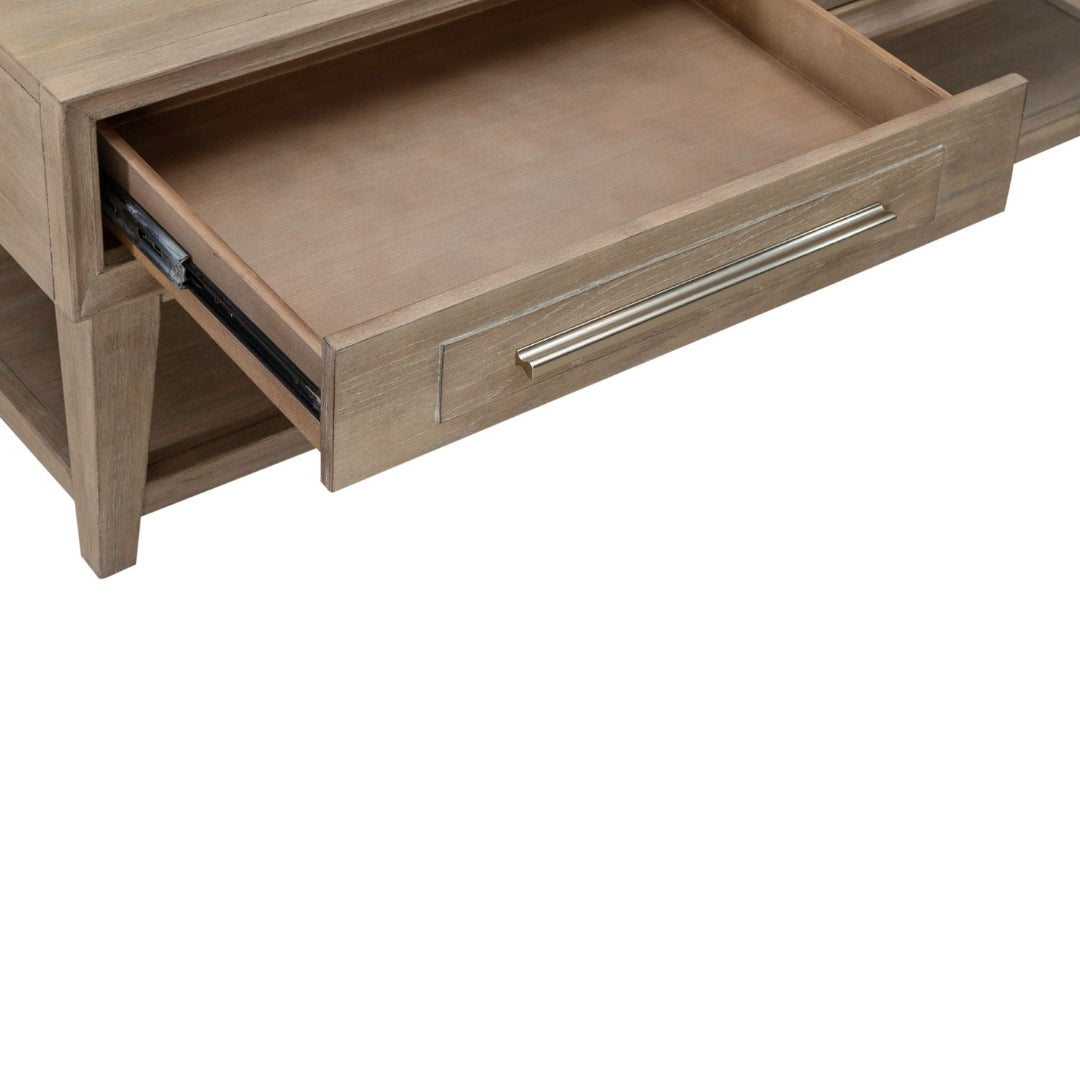 Modern Brentwood Cocktail Table - Stylish Round Coffee Table for Living Room, Lounge & Patio - Perfect for Entertaining Guests & Relaxing with Drinks
