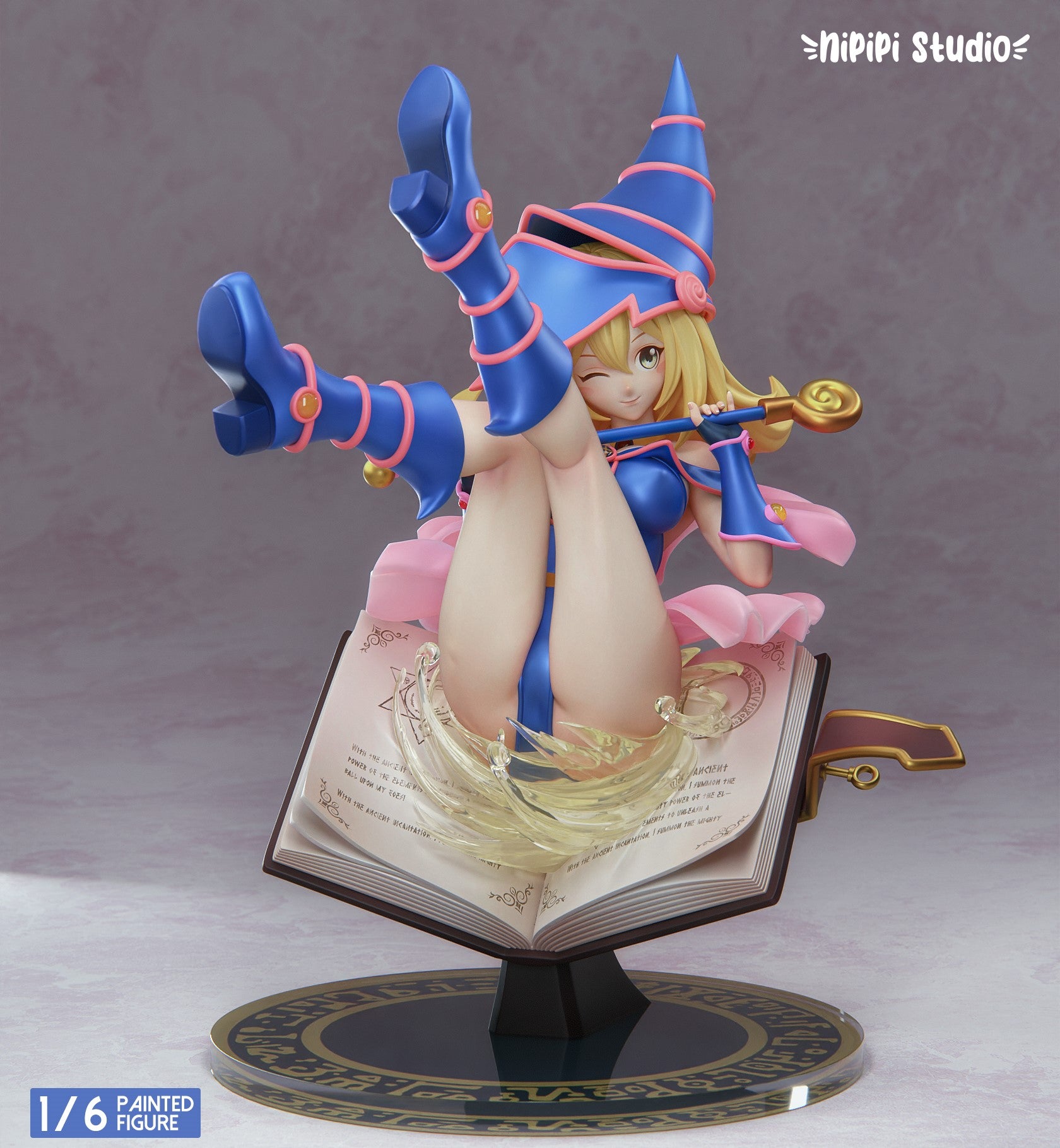 NiPiPi Studio Dark Magician Girl Anime Figure - Collectible Yu-Gi-Oh! Character Statue for Gamers & Anime Fans | Perfect for Display, Cosplay & Yu-Gi-Oh Themed Decor