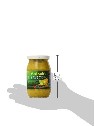 Matouk's Hot Chow Hot Sauce - 12.2 oz Bottle | Spicy Caribbean Flavor for Tacos, Wings & Grilling | Premium Gourmet Hot Sauce for Cooking & BBQ