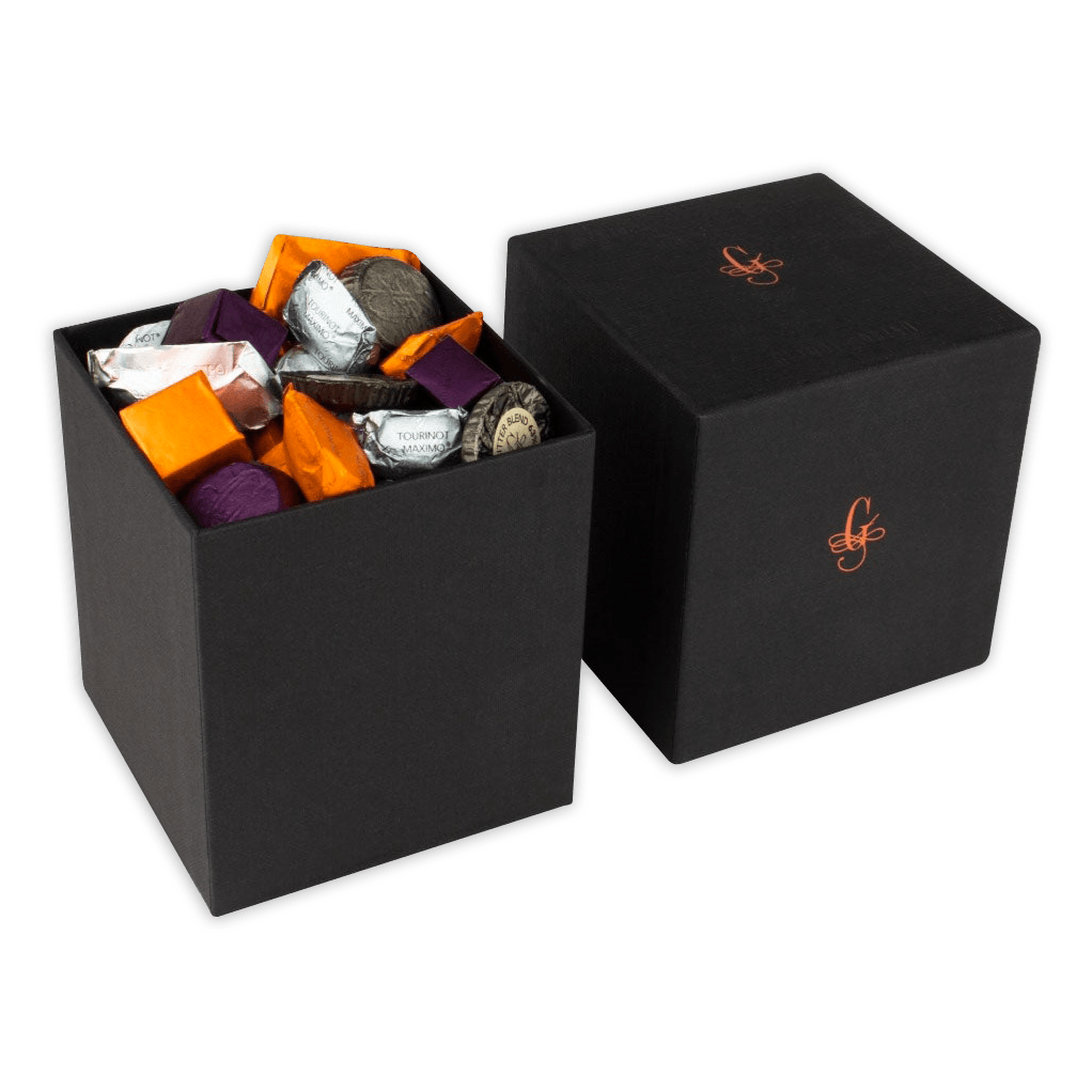 Guido Gobino Assorted Chocolate Cube Gift XL Box (140 pcs) - Premium Gourmet Chocolates for Holidays, Birthdays & Corporate Gifting
