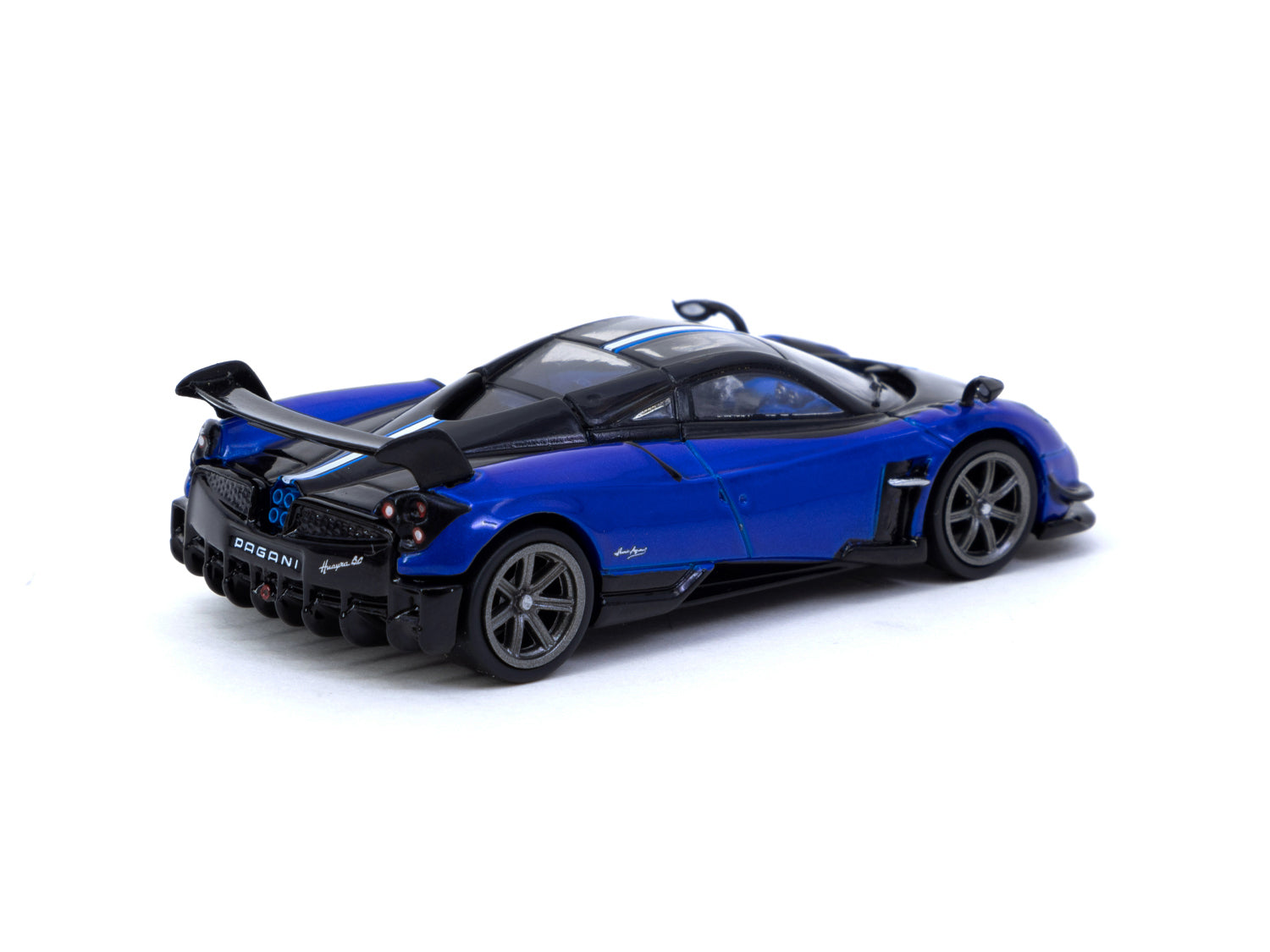 Tarmac Works 1/64 Pagani Huayra BC Blu Francia Diecast Model Car - Premium Collectible for Car Enthusiasts & Display in Home/Office