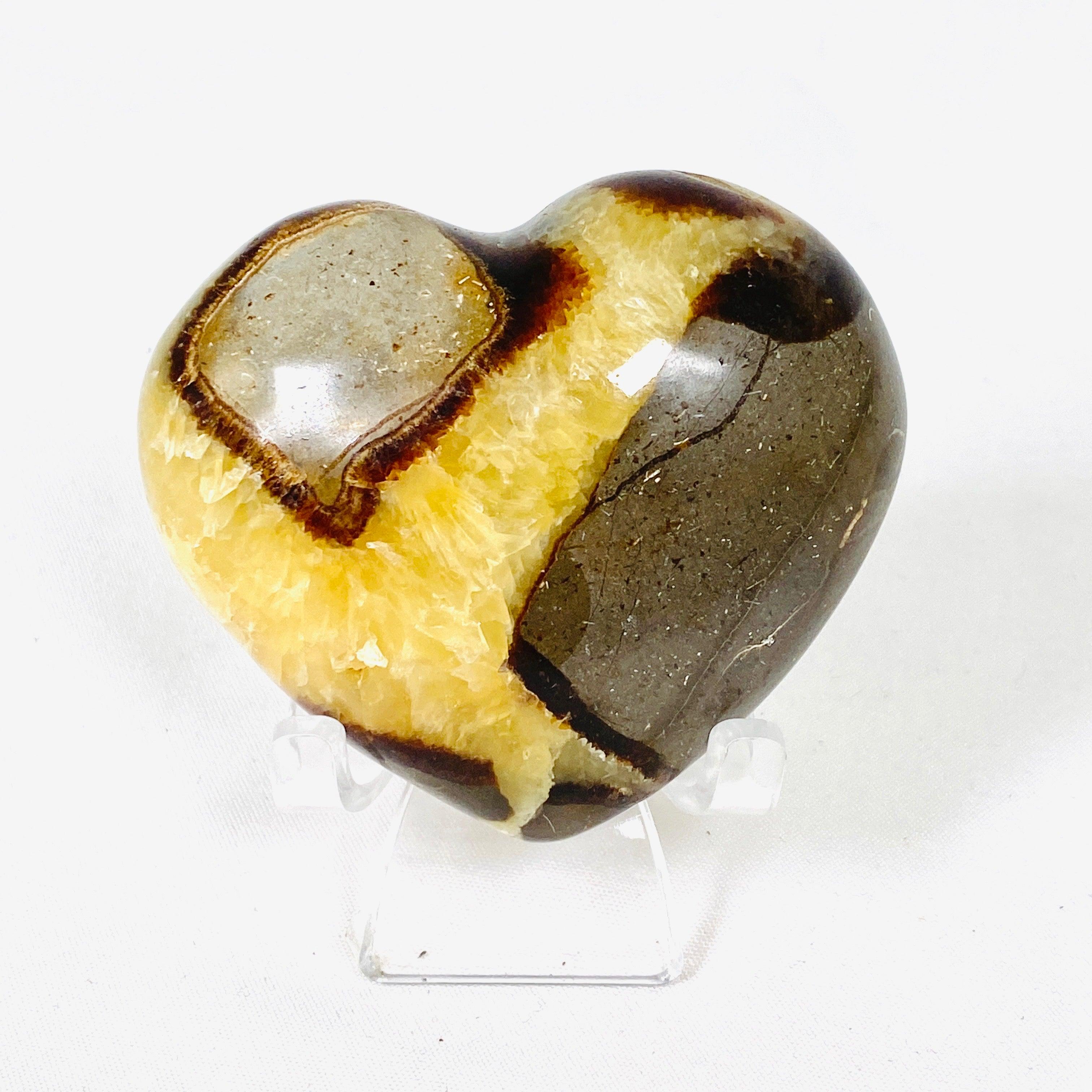 Septarian Jasper Heart SEJH 05 - Natural Stone Crystal for Meditation, Healing & Jewelry Making - Perfect for Home Decor, Spiritual Gifts & Energy Work