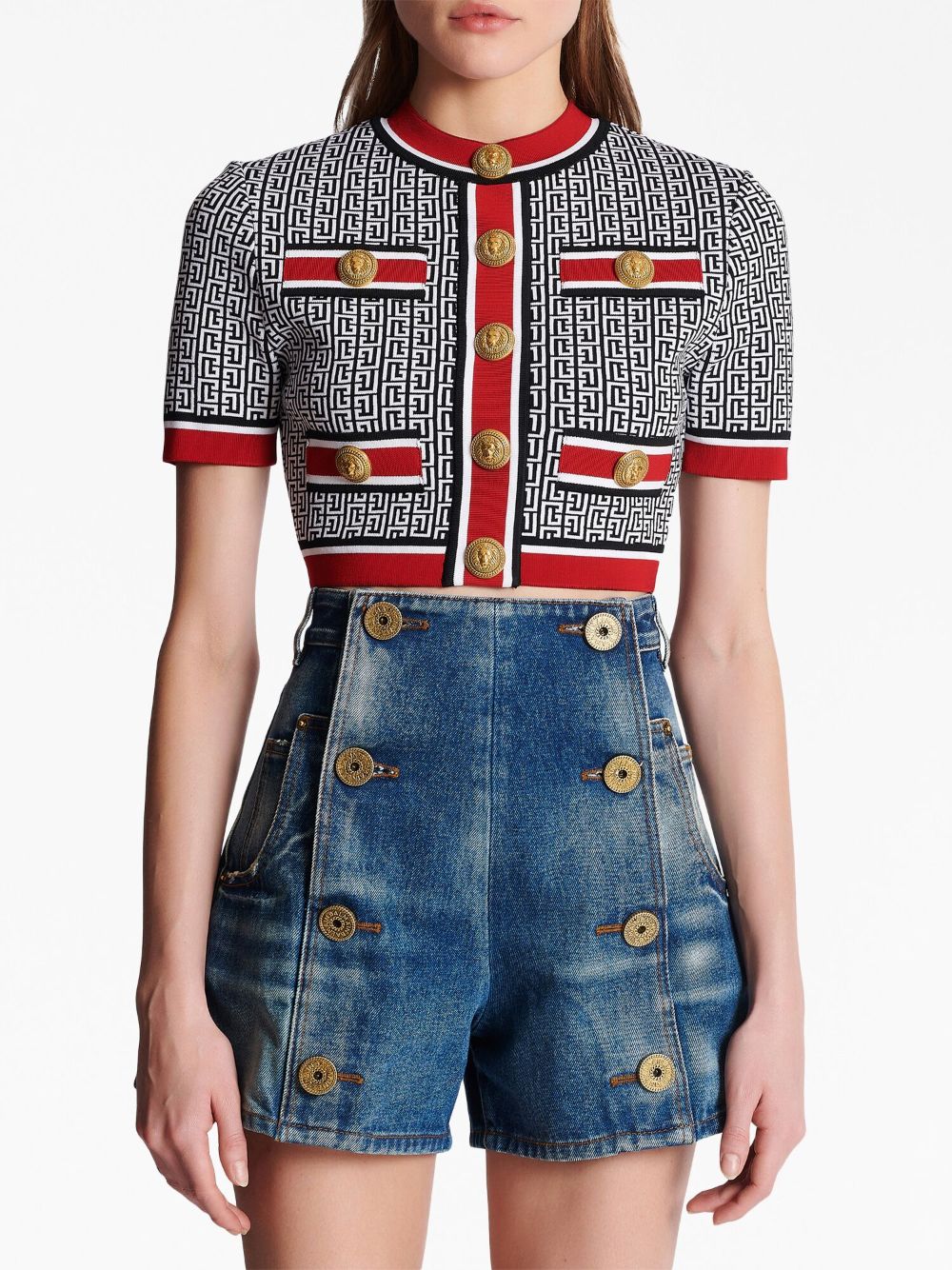Balmain Women's Multicolor Tops - Stylish & Trendy Blouses for Casual Wear, Parties & Office Outfits