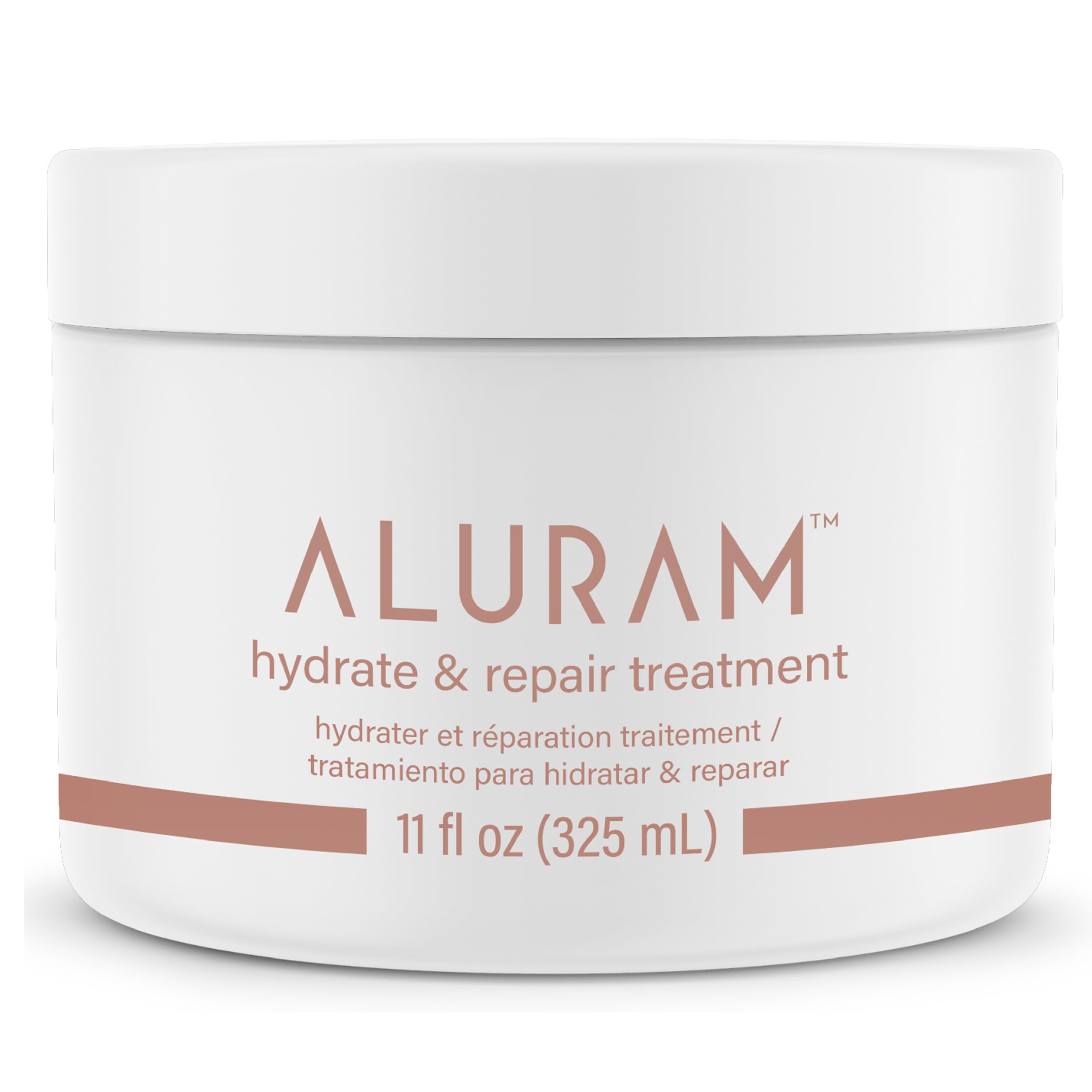 Aluram Hydrate & Repair Hair Treatment - Intense Moisture Infusion for Dry, Damaged Hair - Clean Hydration Boost for All Hair Types - 11 Fl Oz - Perfect for Post-Color Care & Daily Hair Nourishment