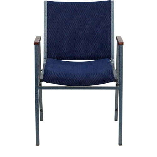 Heavy Duty FLASH HERCULES Series Stackable Fabric Chairs with Arms - Durable Conference & Event Seating for Offices, Banquets, and Classrooms