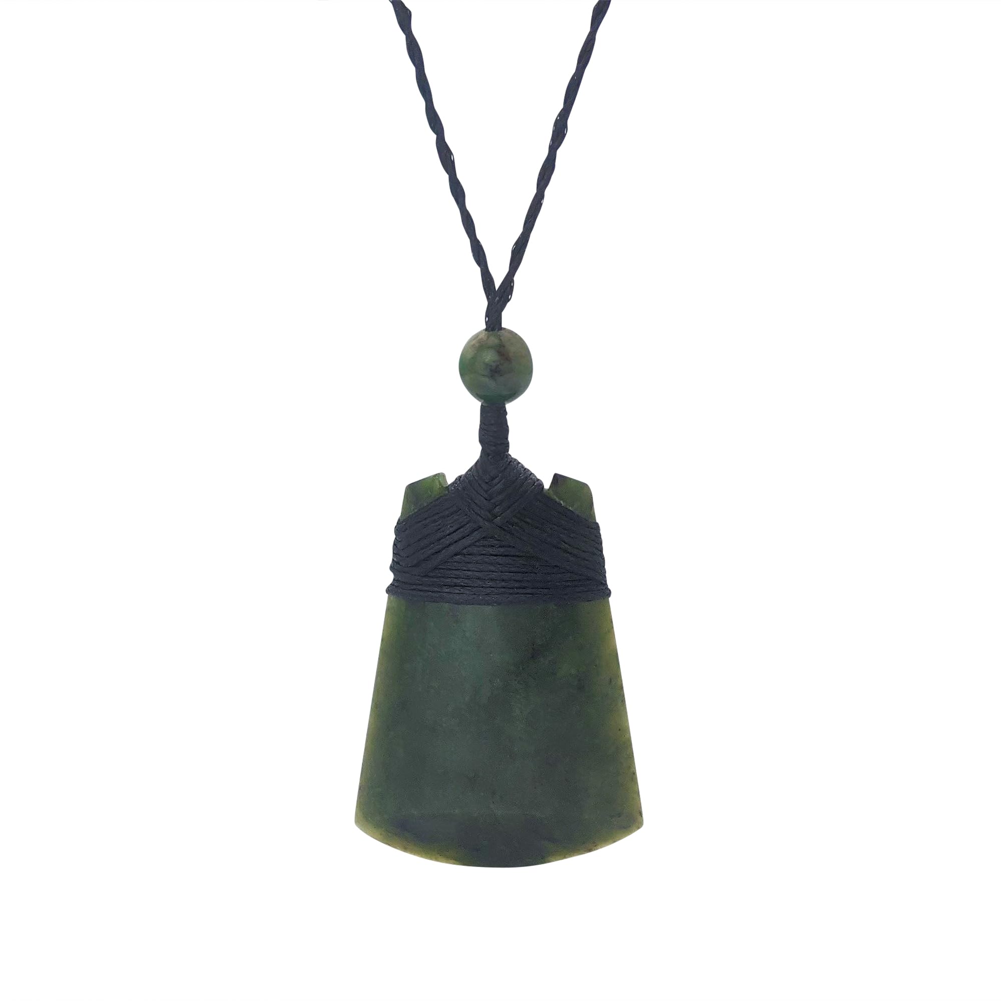 Authentic Maori Toki Blade Pendant Necklace - Hand Carved Nephrite Jade Greenstone for Men & Women | Spiritual Jewelry, Cultural Gift & Fashion Statement