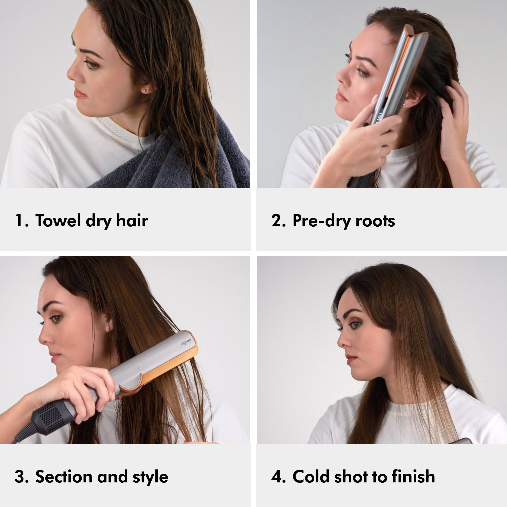 Professional Airstrait Hair Straightener - Ionic Ceramic Flat Iron for Frizz-Free Smoothing - Perfect for Home & Salon Styling
