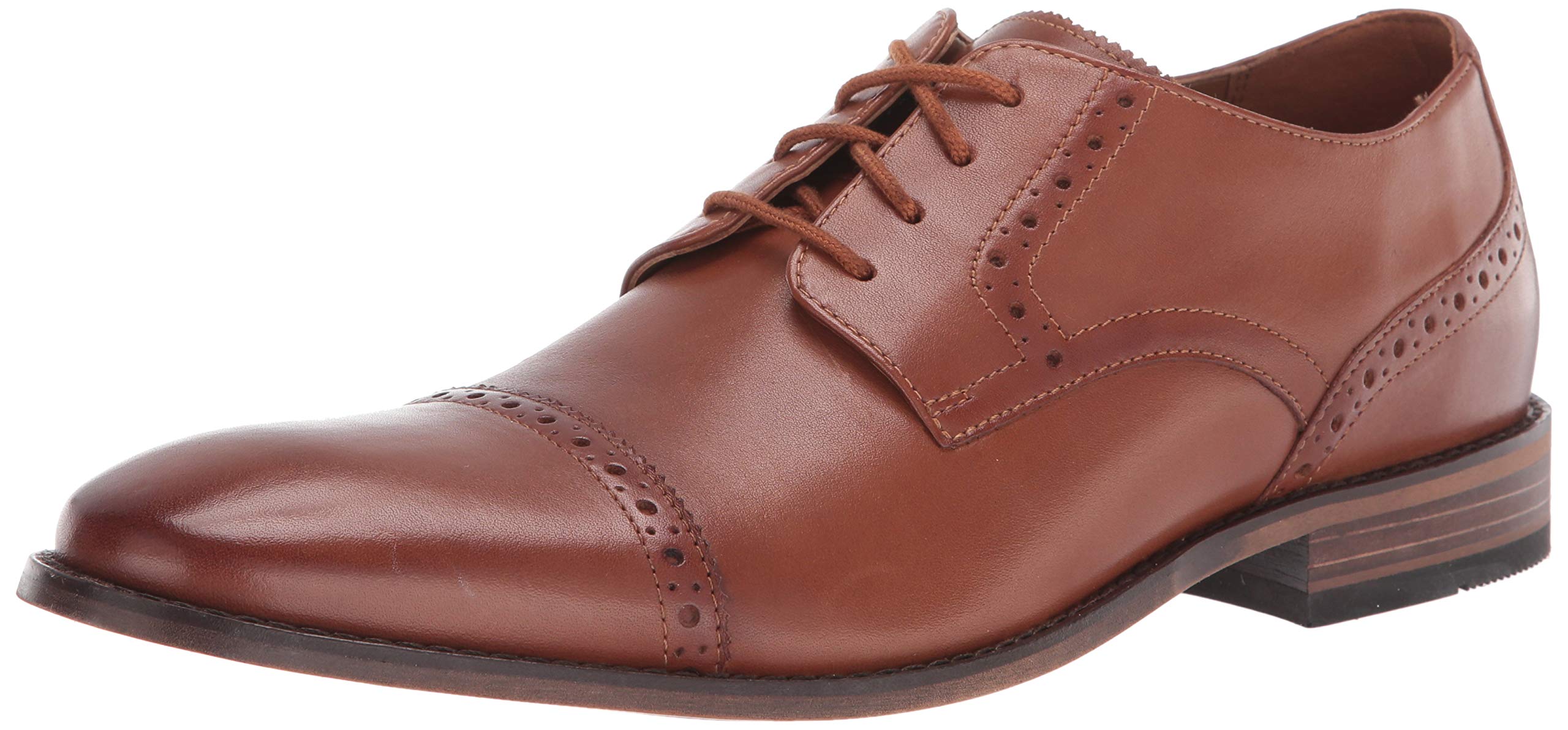 Bostonian Men's Lamont Cap Oxford Shoes - Comfortable Leather Dress Shoes for Business & Formal Occasions | Perfect for Office, Weddings & Professional Events