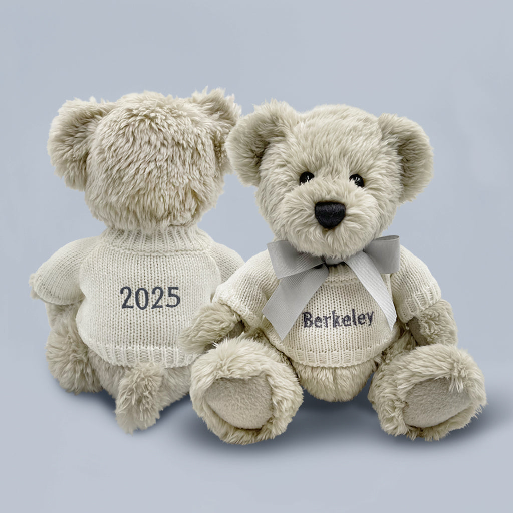 Personalized Christmas Berkeley Year Bear Plush Toy with Gift Box - Perfect Holiday Gift for Kids & Collectors