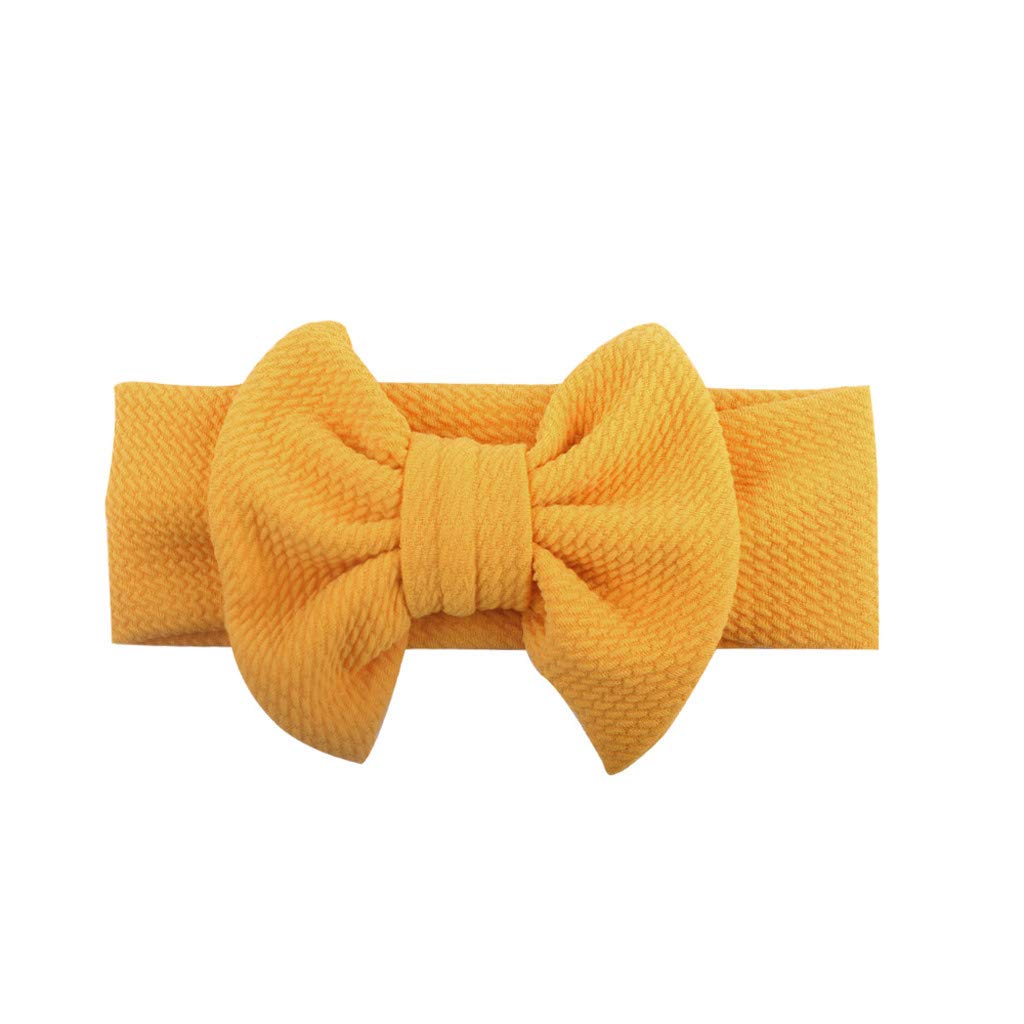 Baby Girls Hair Bands - Soft Princess Bow Headbands for Toddlers & Infants | Cute Hair Accessories for Newborns, Twins & Special Occasions (Birthday, Photography, Party)