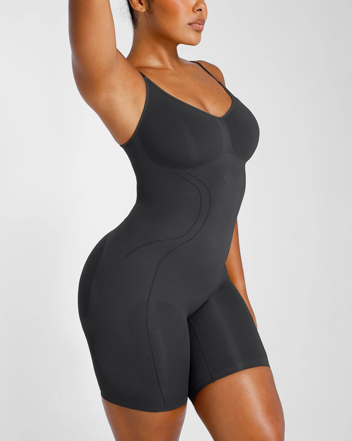 Seamless Smoothing Bodysuit for Women - Tummy Control Shapewear - Comfortable Slimming Undergarment - Perfect for Dresses, Workouts & Everyday Wear