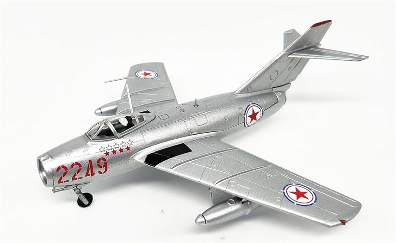 1/72 Scale FLOZ MIG-15 J-5 Korean War Diecast Aircraft Model - Collectible Military Plane for Display & Gift Giving