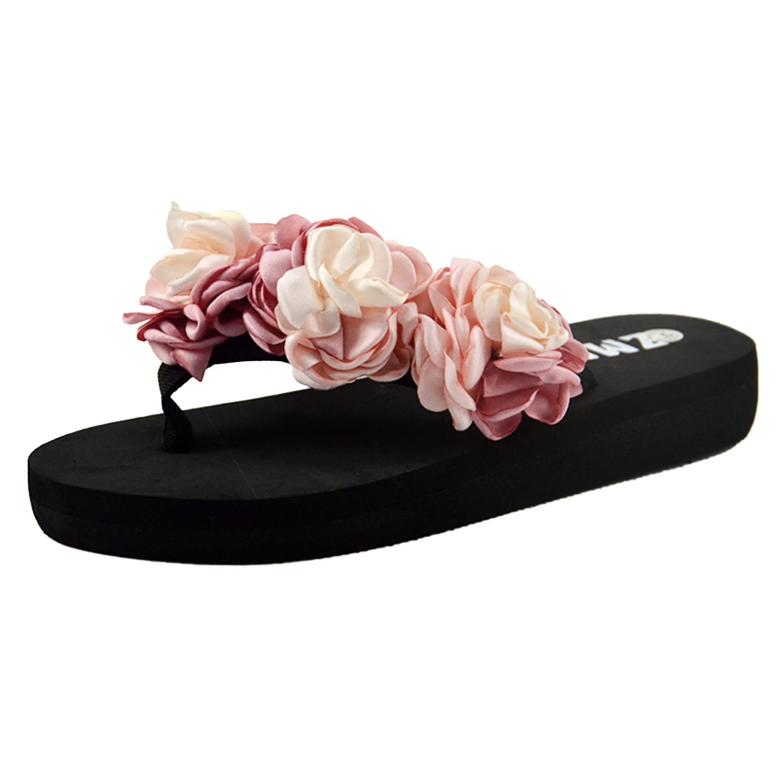 Women's Beach Sandals - Clip Toe Summer Wedge Sandals for Outdoor & Travel