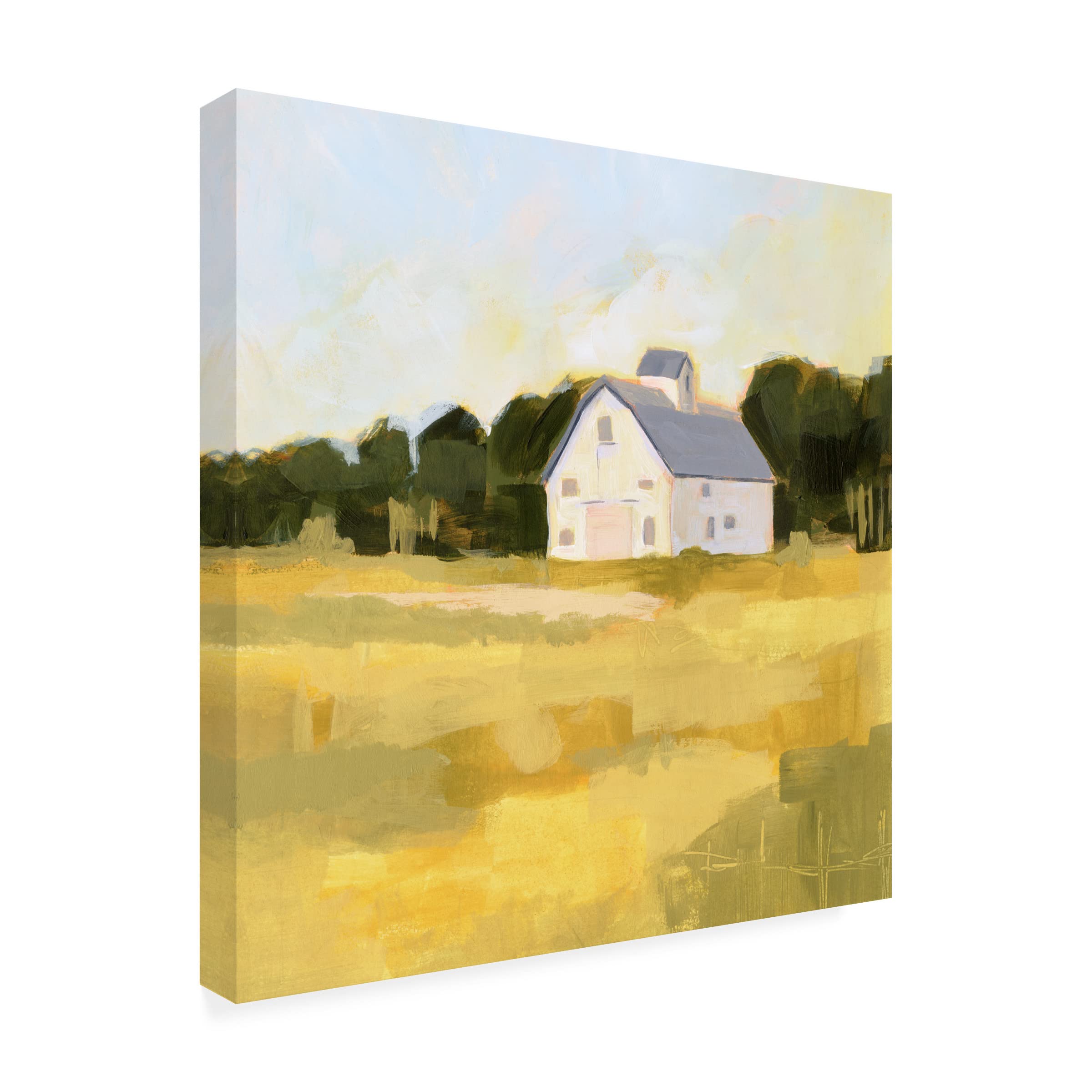 Victoria Borges 'Golden Country II' Canvas Art Print - Premium Trademark Fine Art for Home & Office Decor - Perfect for Living Room, Bedroom, or Office Wall