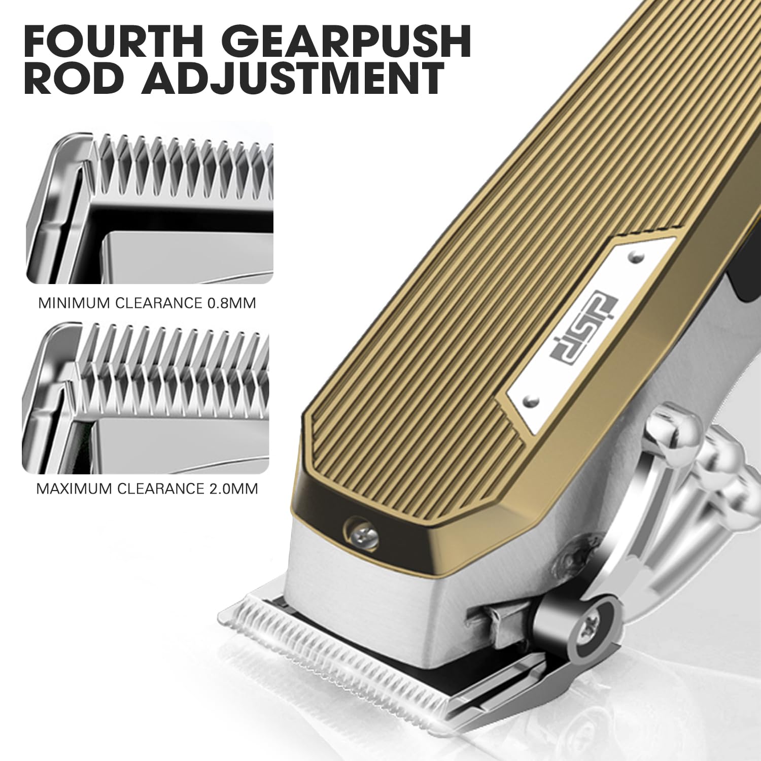 DSP® Professional Cordless Hair Clippers & Trimmers Set for Men - Bald Shaver, Beard Trimmer & Grooming Kit - Complete Home Barber Set for DIY Haircuts & Beard Styling (Great for Travel & Gifts)