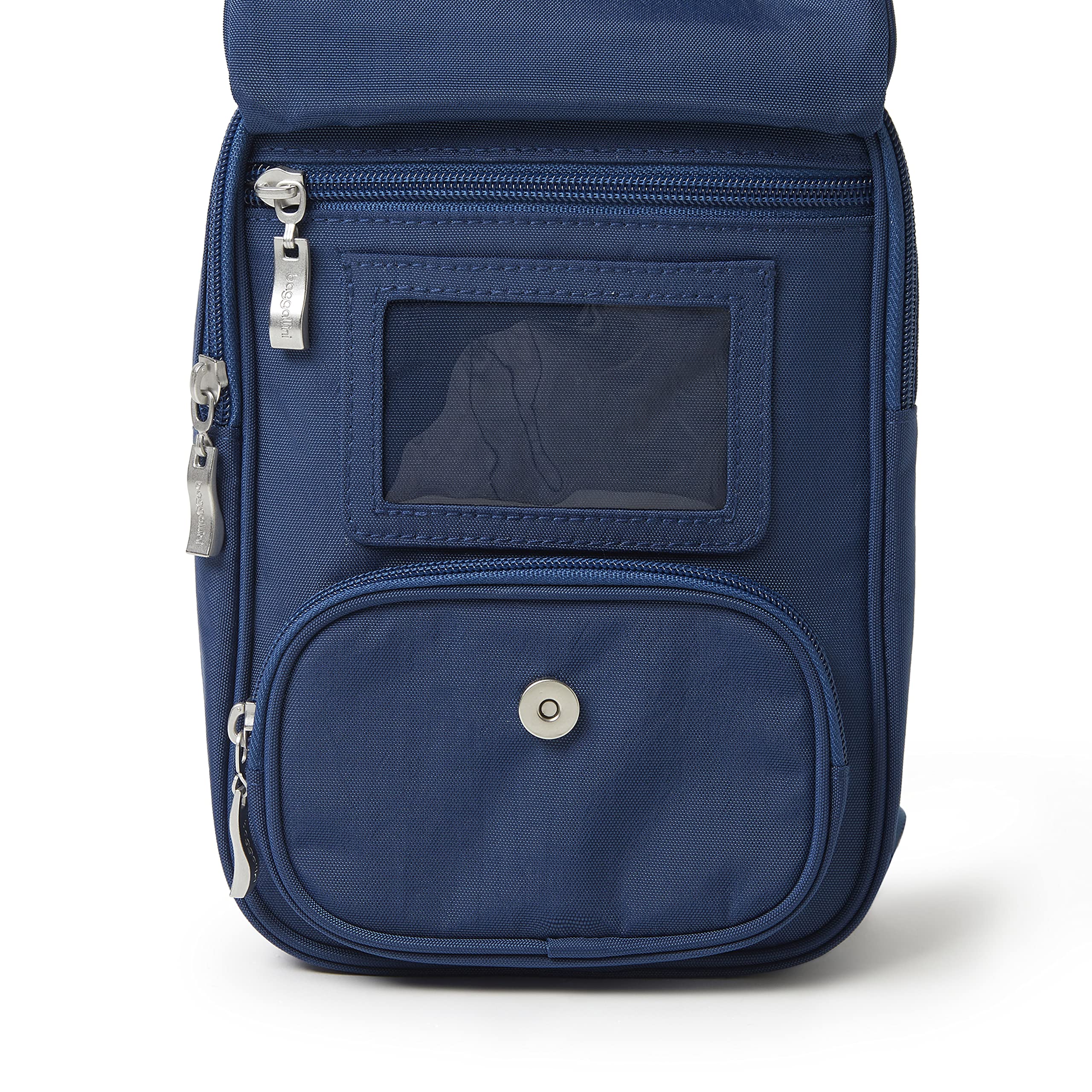 Baggallini RFID Crossbody Bag for Women - Lightweight Travel Purse for Everyday Use