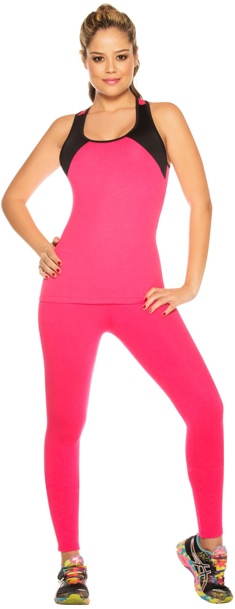 Women's Workout Outfit - Gym Activewear Set with Tank Top & Fitted Leggings for Yoga, Running & Fitness | 2-Piece Exercise Clothes