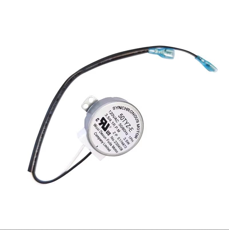 NUHFUFA 50TYZ-E 110V-120V Synchronous Motor Replacement for Commercial & Household Ice Makers - Compatible with Various Ice Machine Models, Perfect for Restaurant, Bar, and Home Use