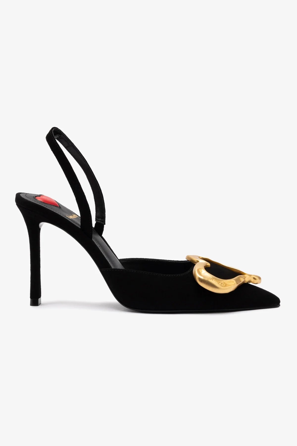 Amore Black Leather Pump Shoes - Elegant Women's Heels for Work, Party & Special Occasions