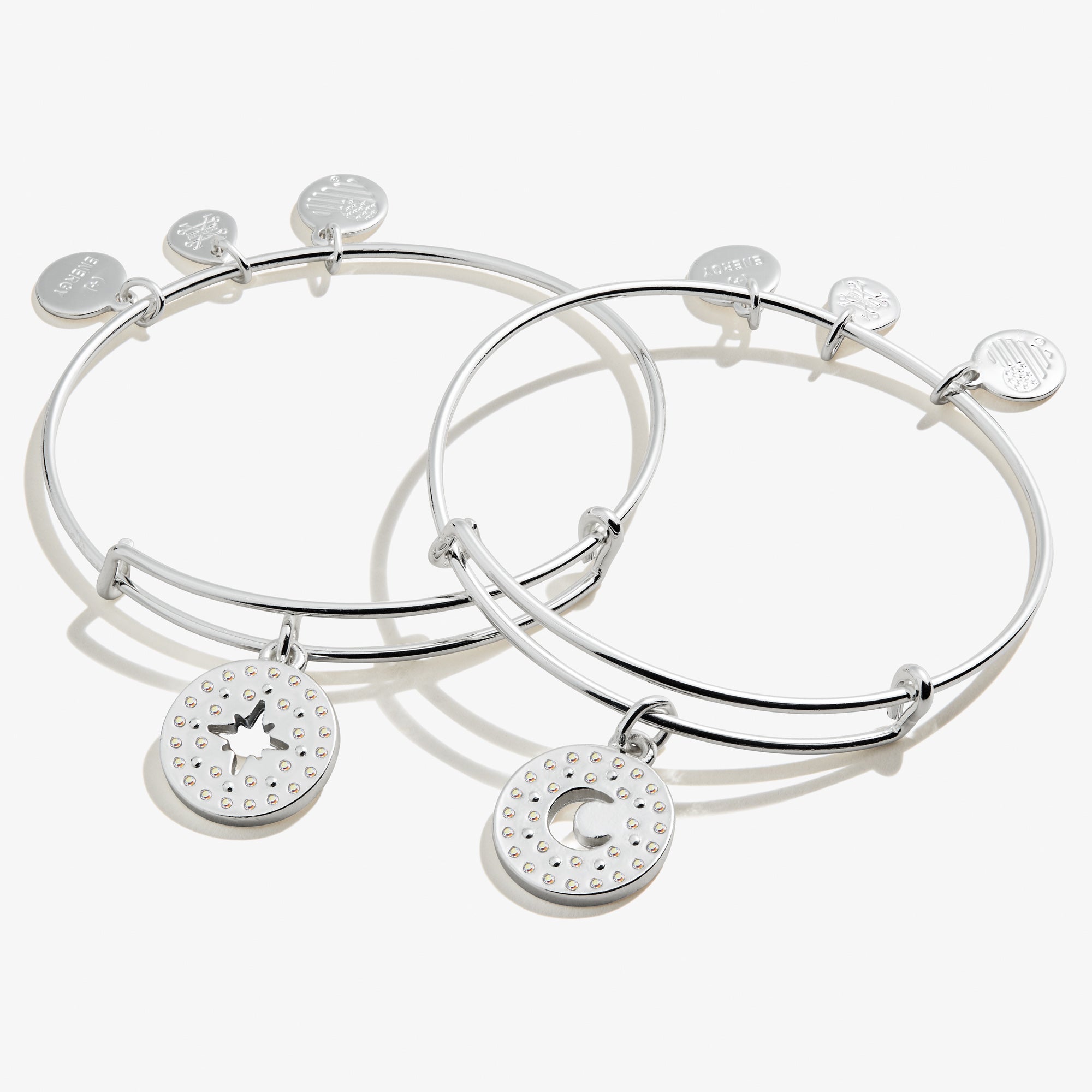 Best Friends Moon and Star Charm Bracelet Set - 2 Pack for Matching Friendship Jewelry | Perfect for Gifts, Anniversaries, and Sisterhood Bonding