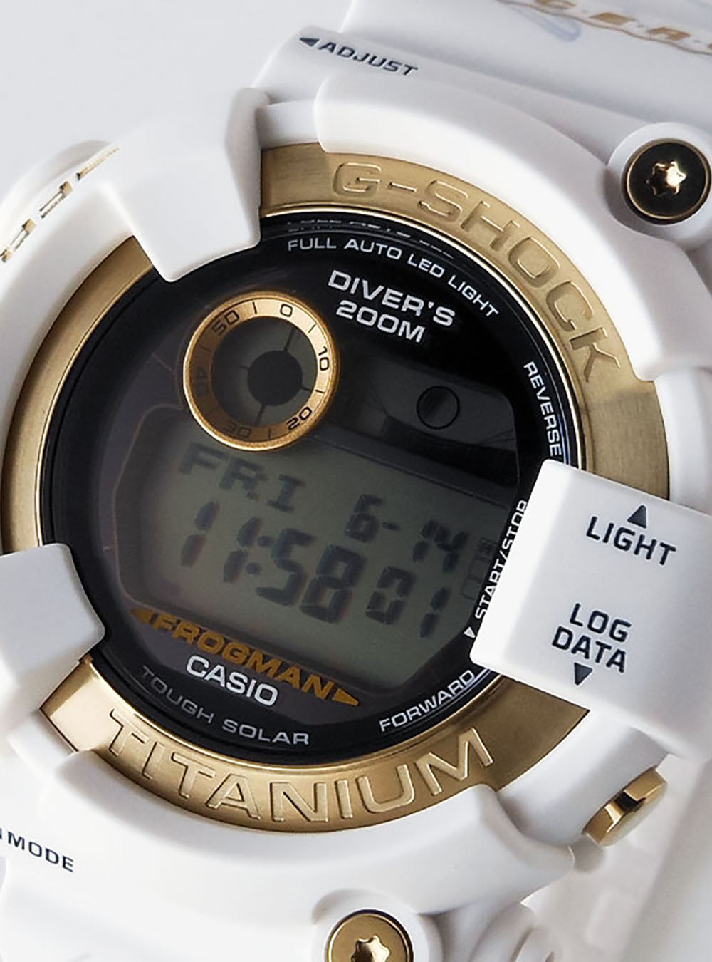CASIO G-Shock Master of G Sea Frogman 30th Anniversary ICERC Japan Collaboration Watch GW-8201K-7JR - Made in Japan, Waterproof, Shock Resistant - Perfect for Diving, Outdoor Adventures & Sports Enthusiasts