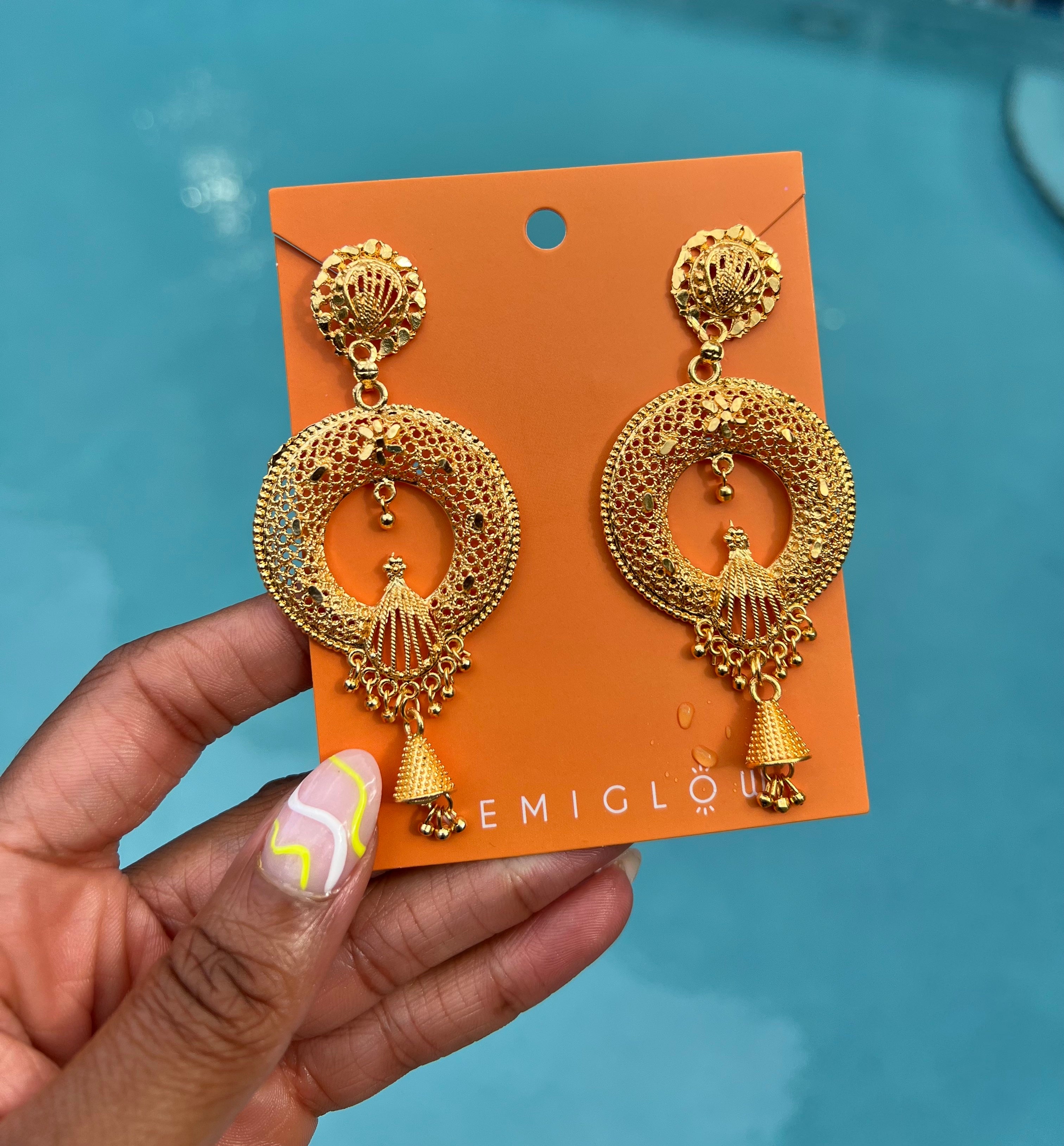 Elegant Preeti Earrings for Women - Boho Chic Dangle Jewelry for Parties, Weddings & Everyday Wear